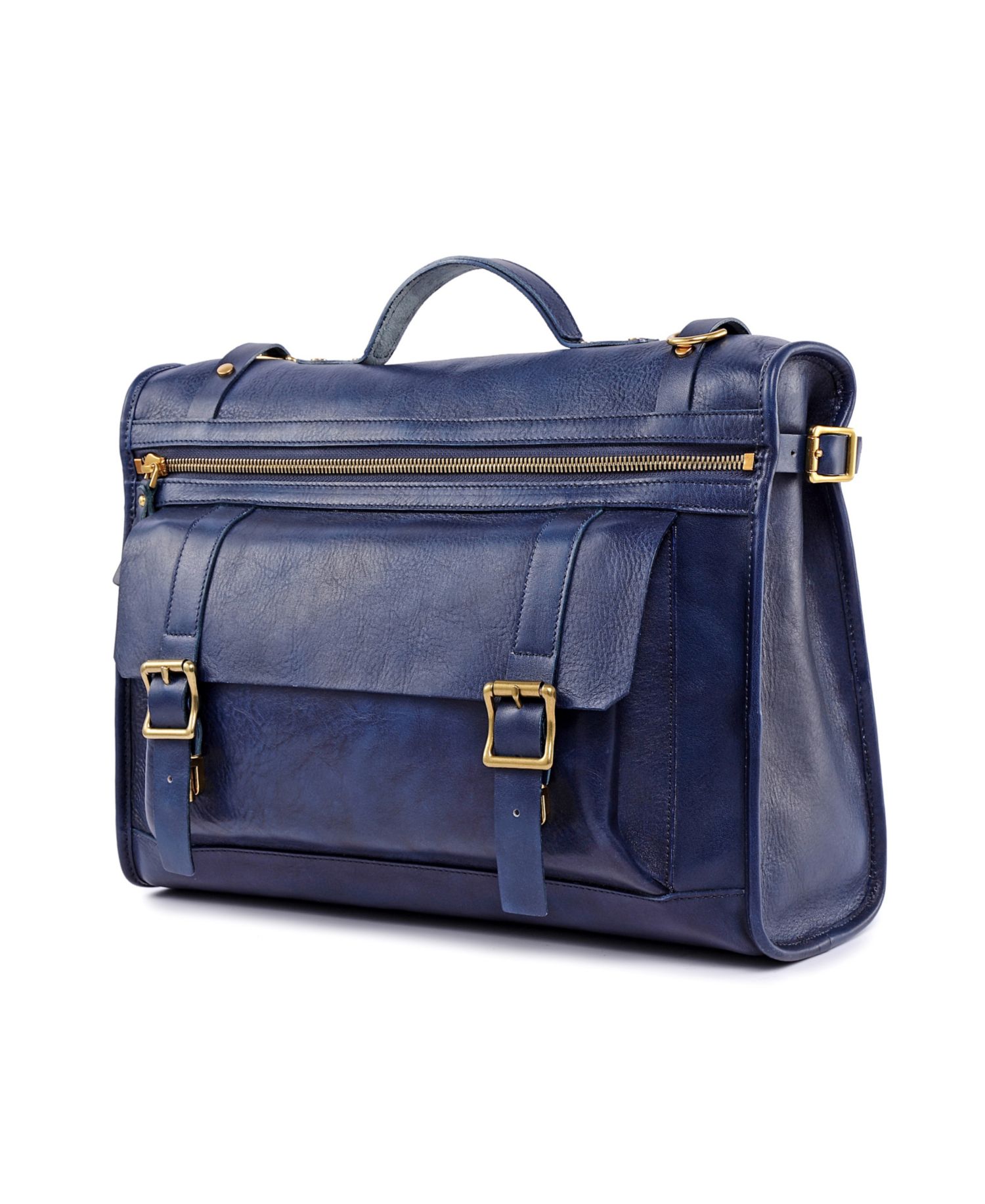 Stone Cove Leather Briefcase