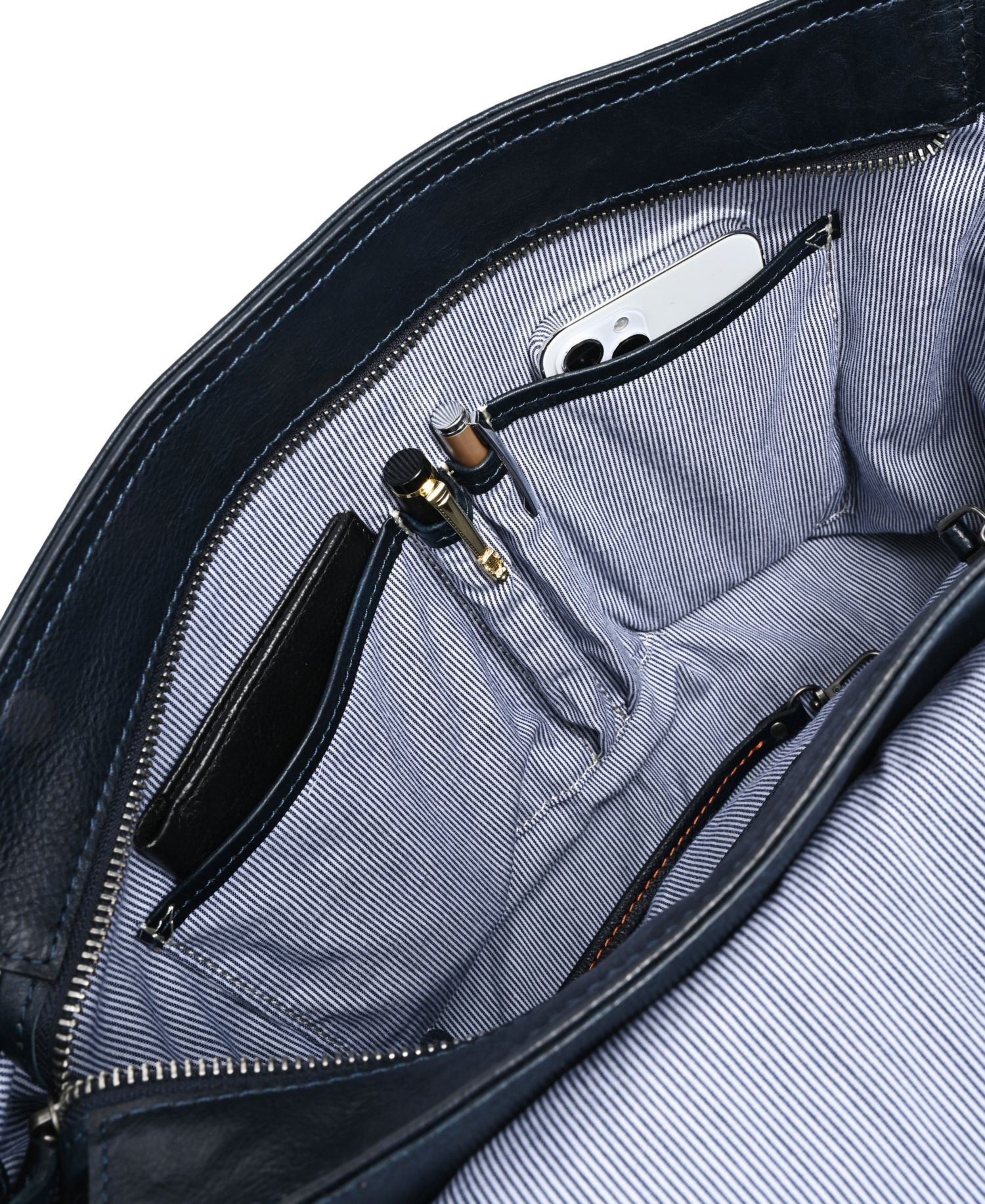 Moonlight Leather Messenger Bag
