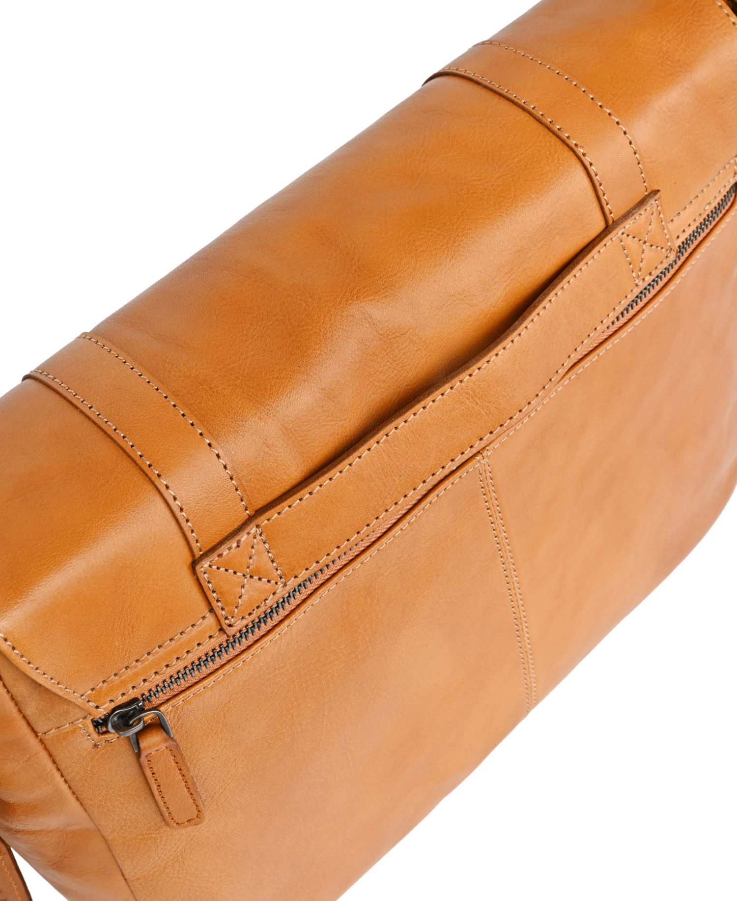 Moonlight Leather Messenger Bag