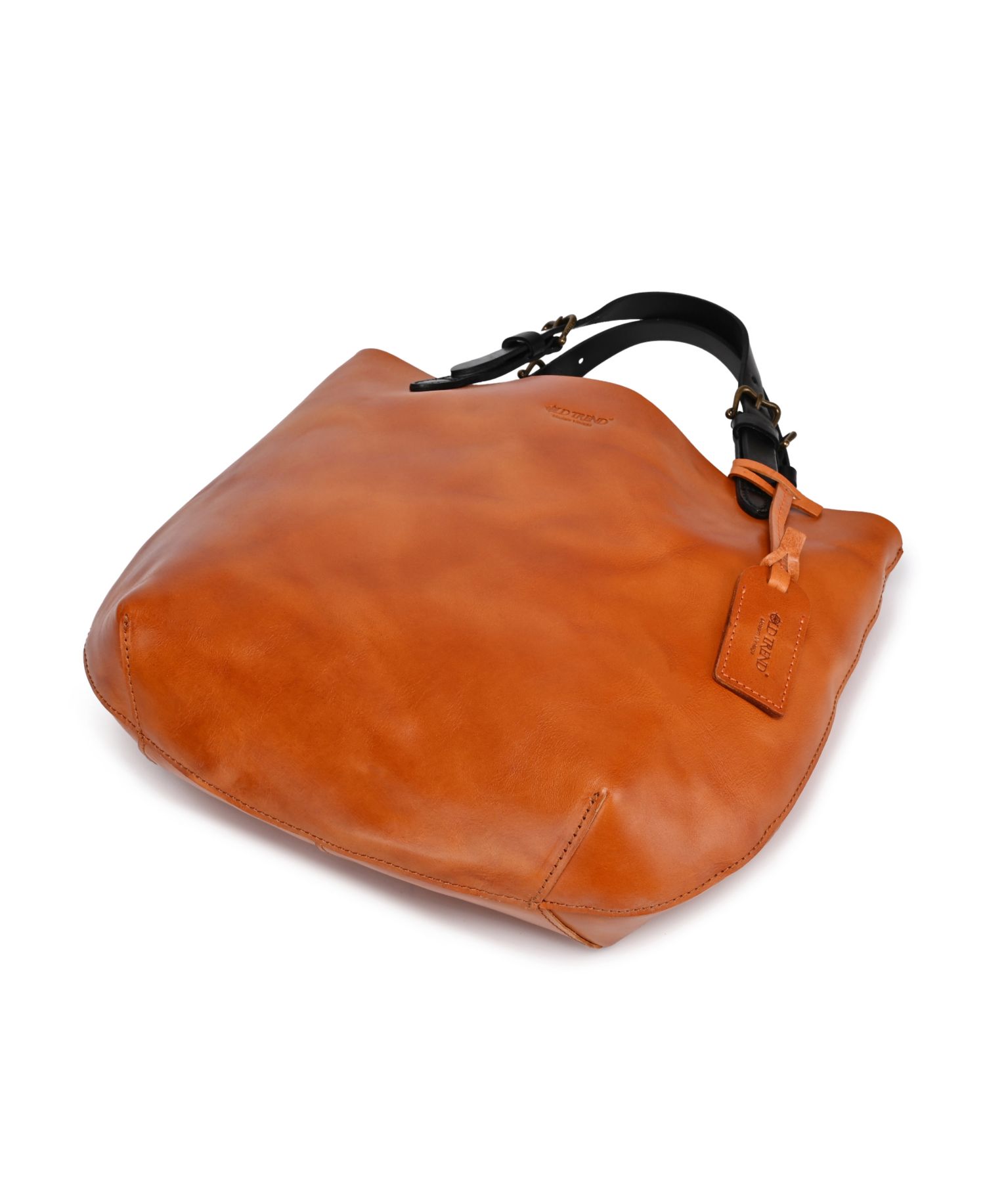 Dip Dye Mini Leather Crossbody Tote Bag