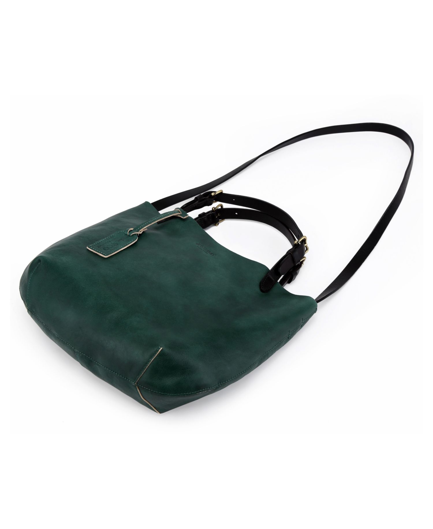Dip Dye Mini Leather Crossbody Tote Bag