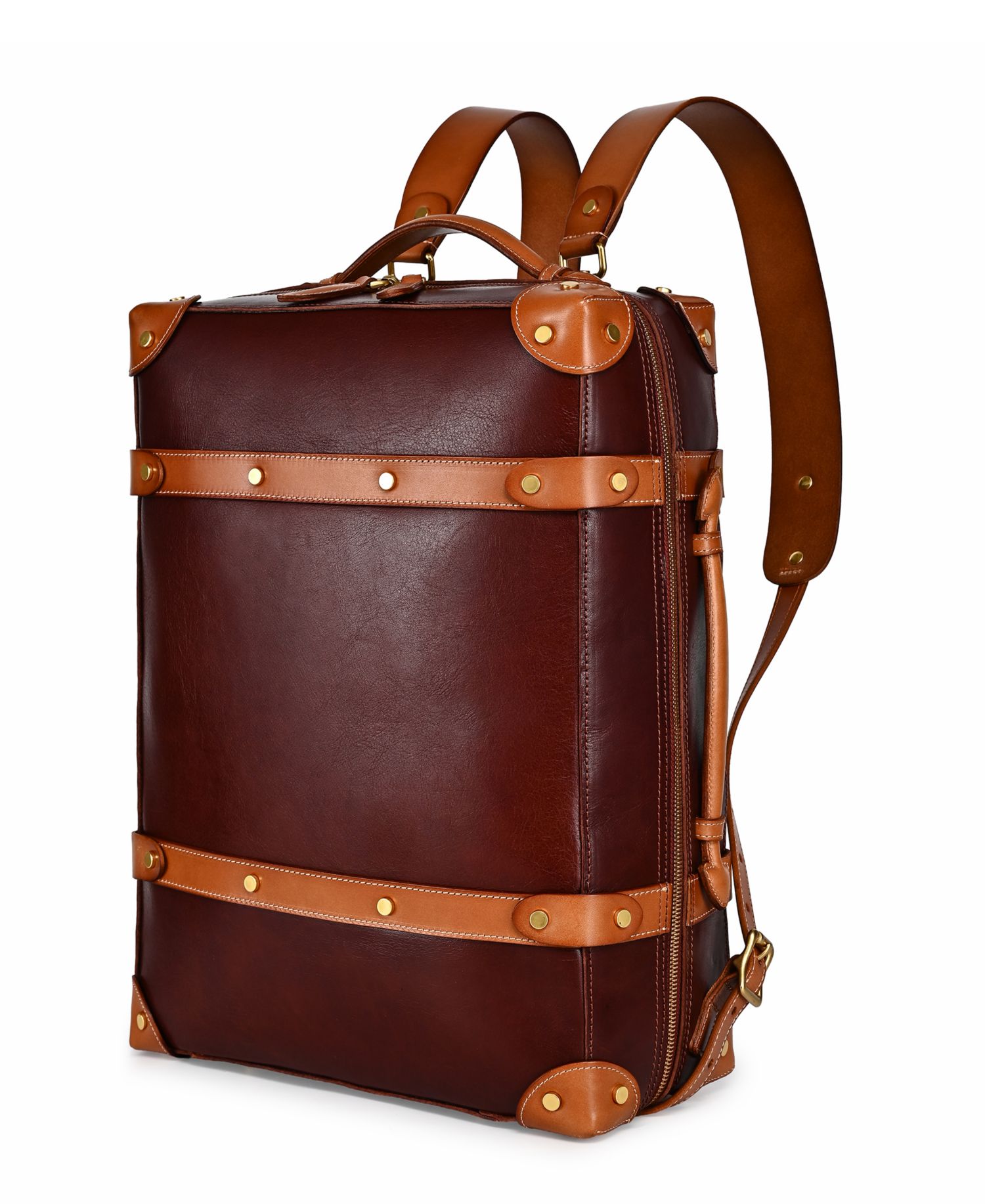 Women's Genuine Leather Speedwell Trunk Backpack