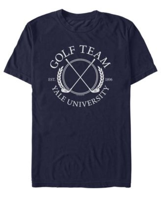 Men's Yale University Golf Team Crossed Clubs Graphic T-Shirt