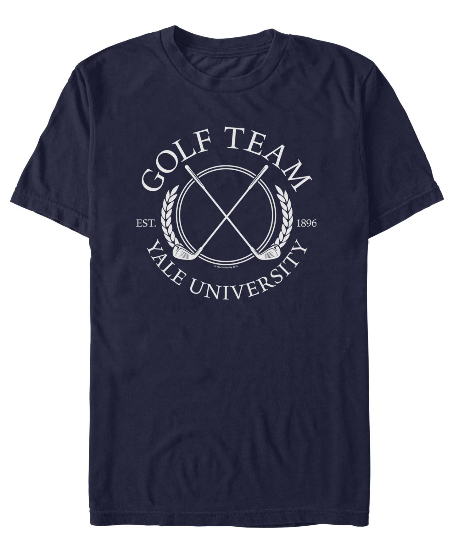Мужская футболка Fifth Sun Yale University Golf Team Crossed Clubs Graphic, цвет: Тёмно-синий — фото 1