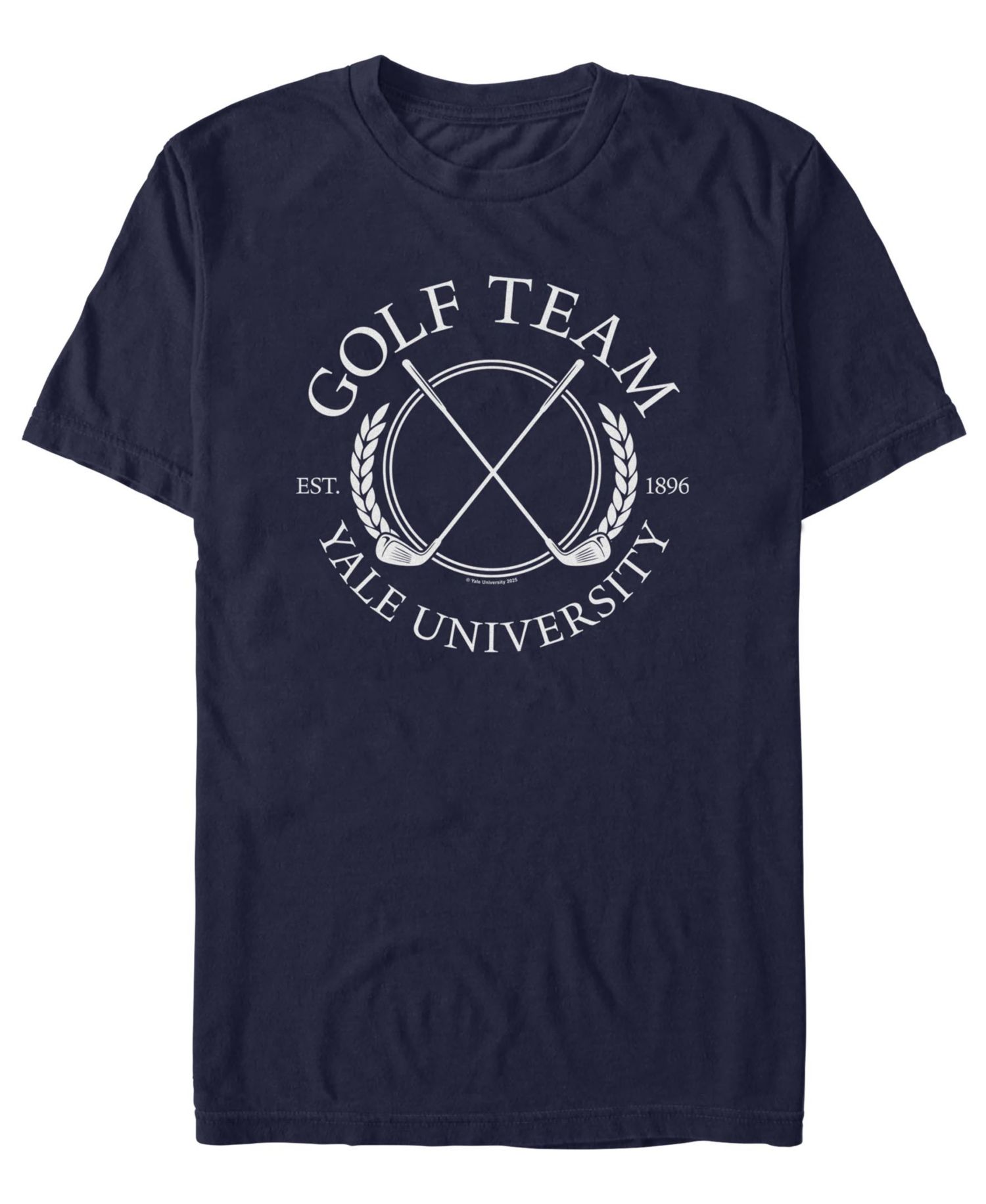 Men's Yale University Golf Team Crossed Clubs Graphic T-Shirt
