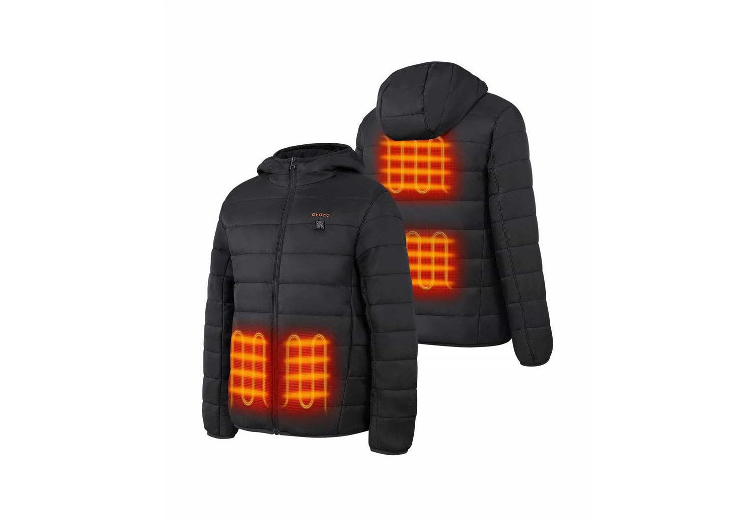 Kids' S- XL 4-Zone Heated Lightweight Puffer Jacket