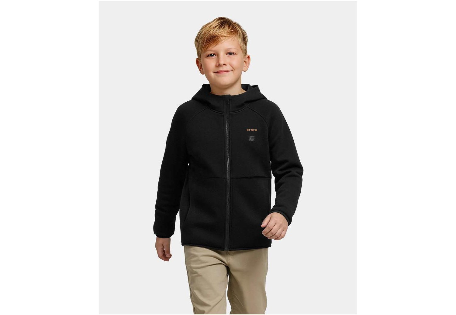 Kids' Unisex S TO XL 4-Zone Heated Fleece Hoodie