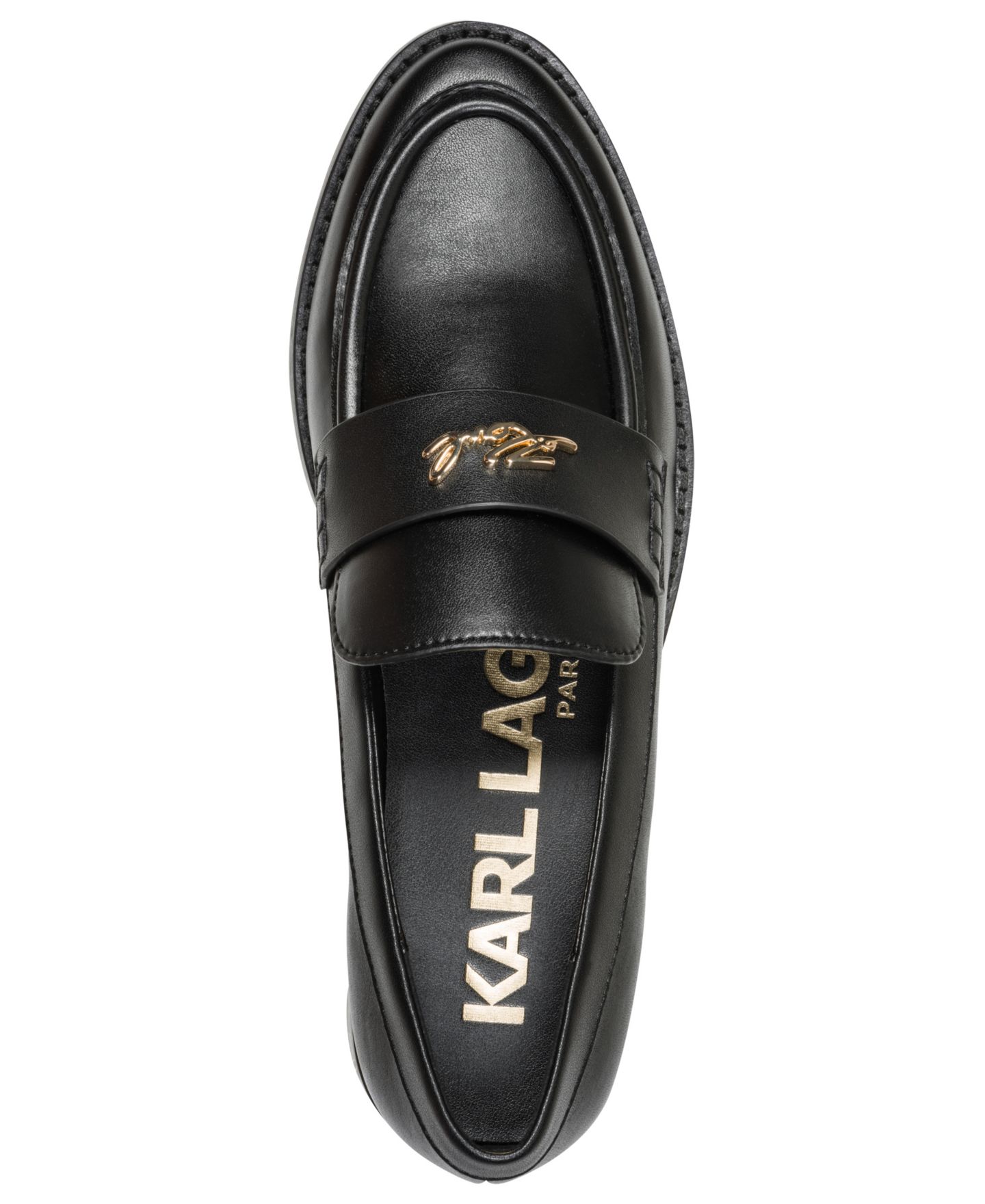 Женские туфли KARL LAGERFELD PARIS Pomegranite Bit Slip-On, цвет: Чёрный — фото 4