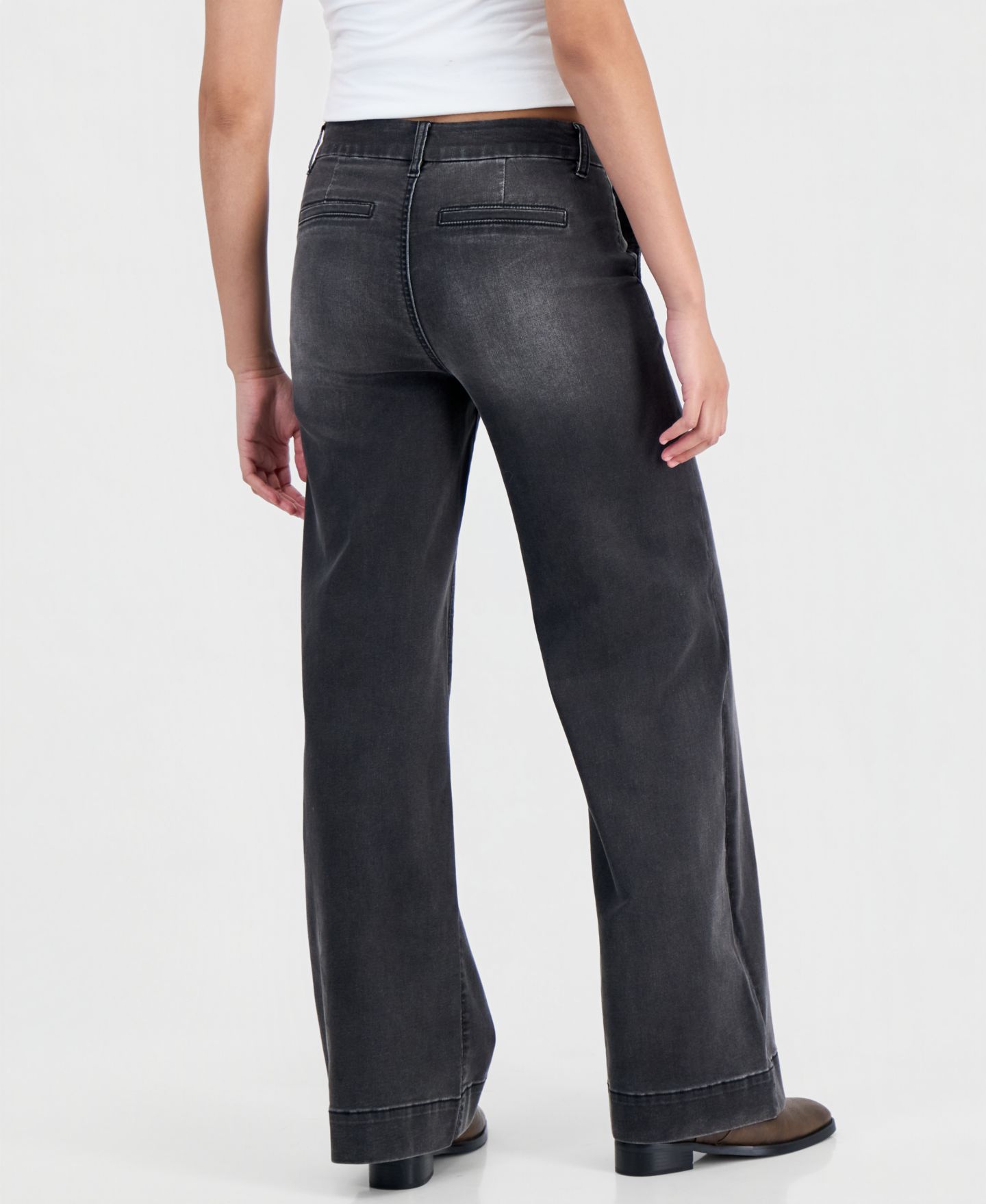 Женские джинсы Celebrity Pink Juniors' High-Rise Wide-Leg Denim, цвет: September Night — фото 8