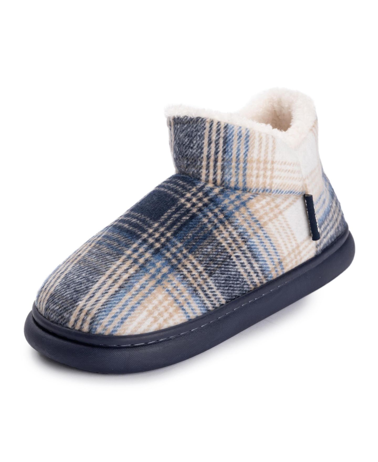 Женские тапочки MUK LUKS Aveline Bootie Slippers, цвет: Тёмно-синий — фото 2