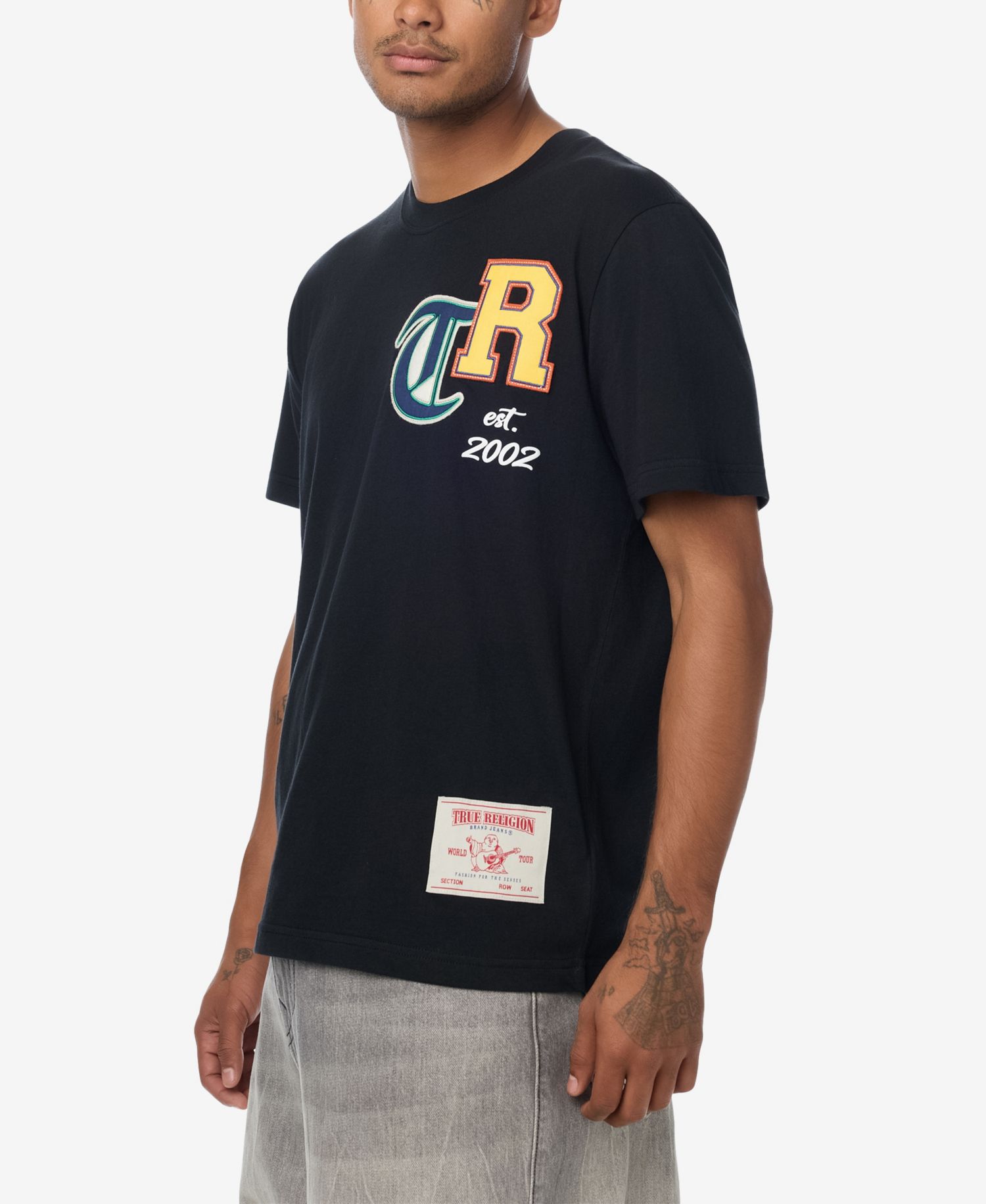 Men's Collegiate Applique Regular-Fit T-Shirt