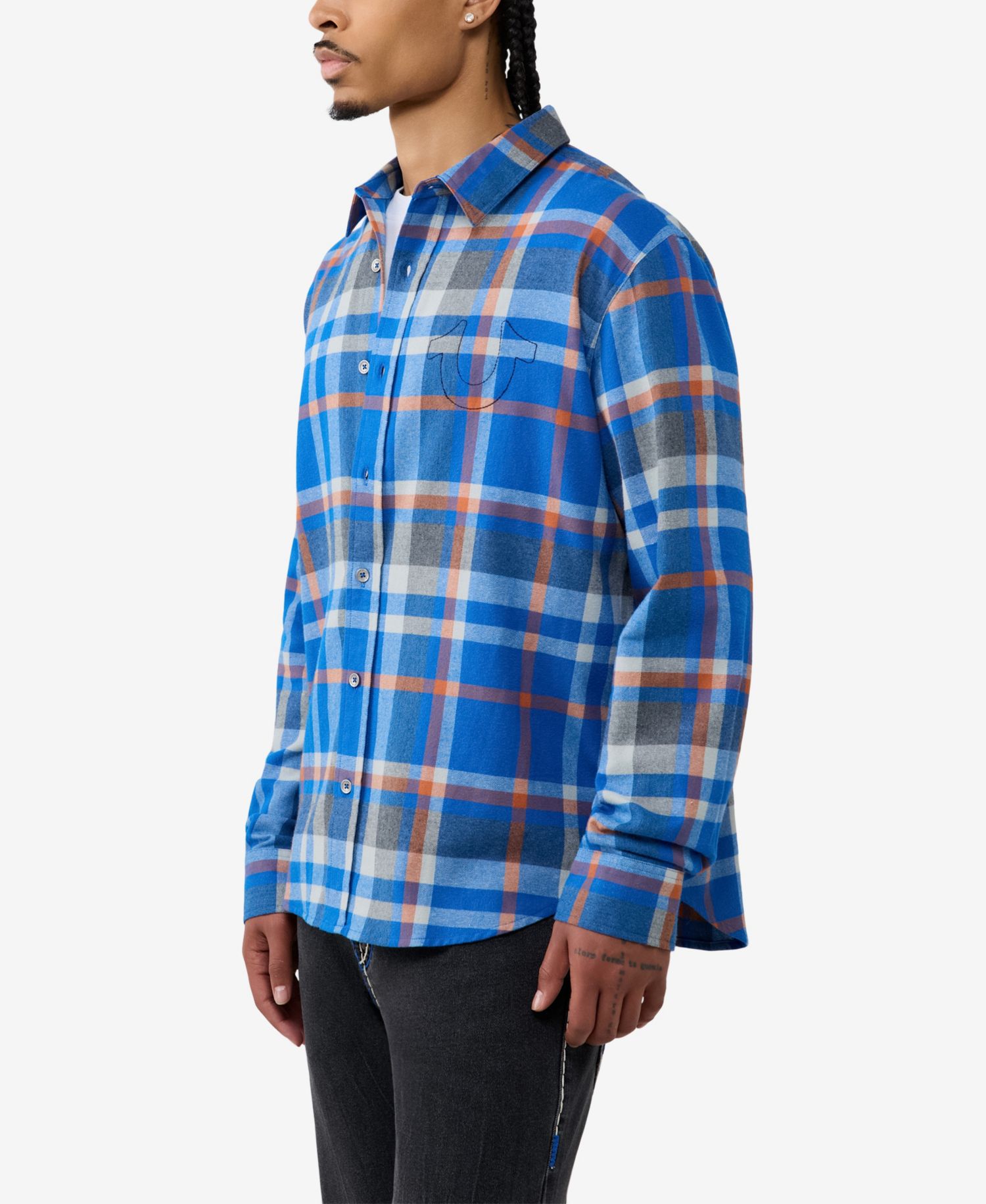 Men's Flannel Plaid Shirt