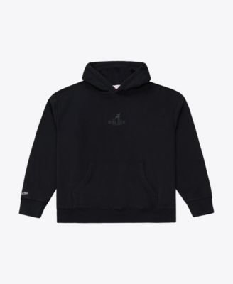Men's Black Alabama Crimson Tide Monochrome Icon Fleece Hoodie