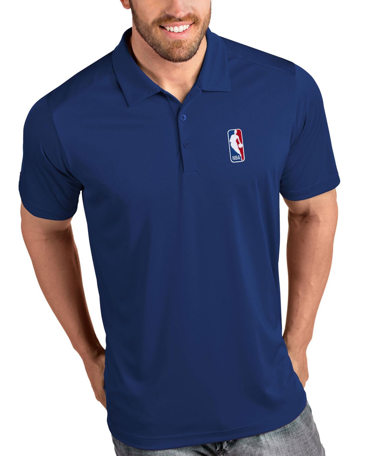 Men's Royal NBA Tribute Polo Shirt