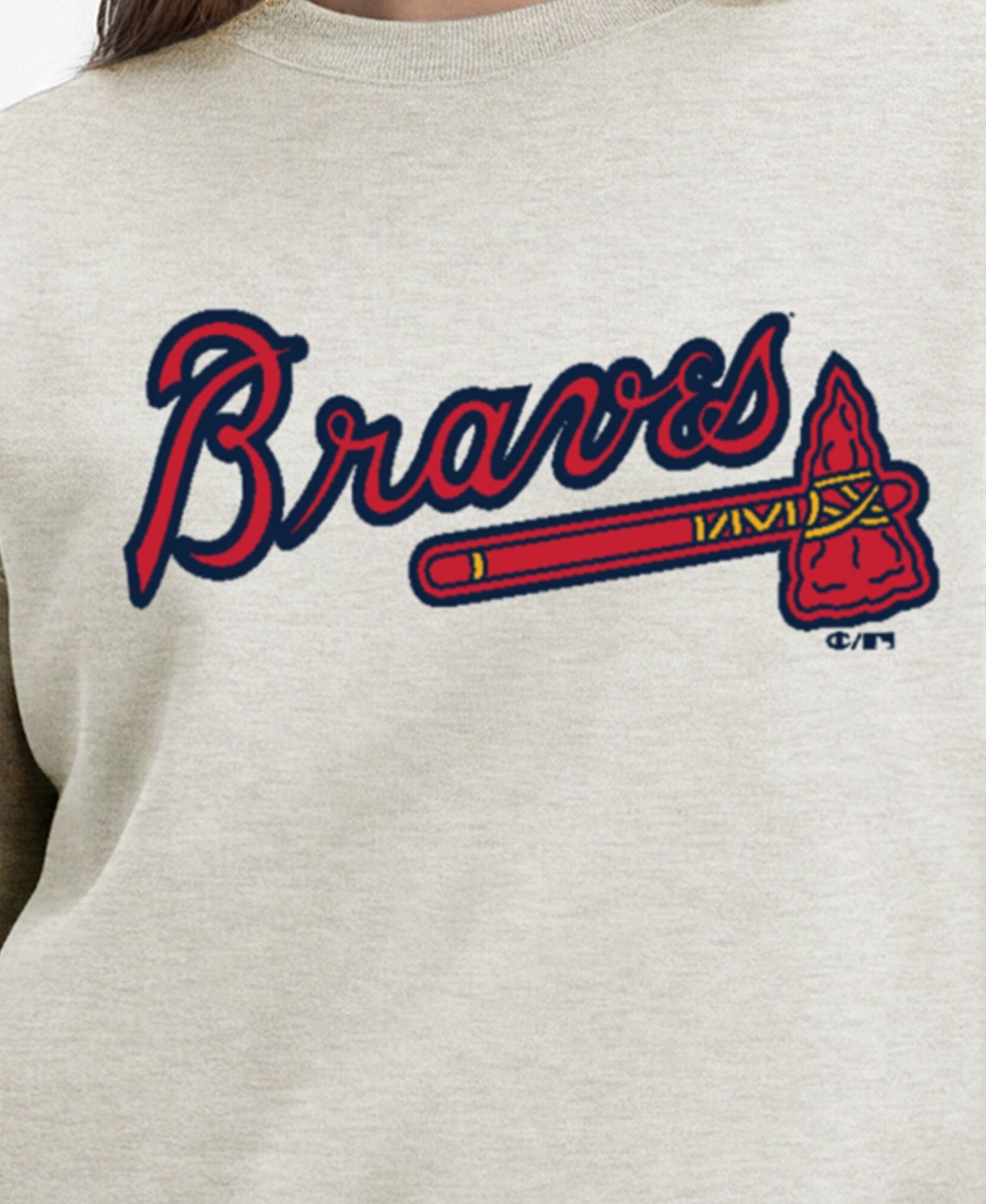 Women's Atlanta Braves All-Star Relaxed-Fit Midweight Sweatshirt