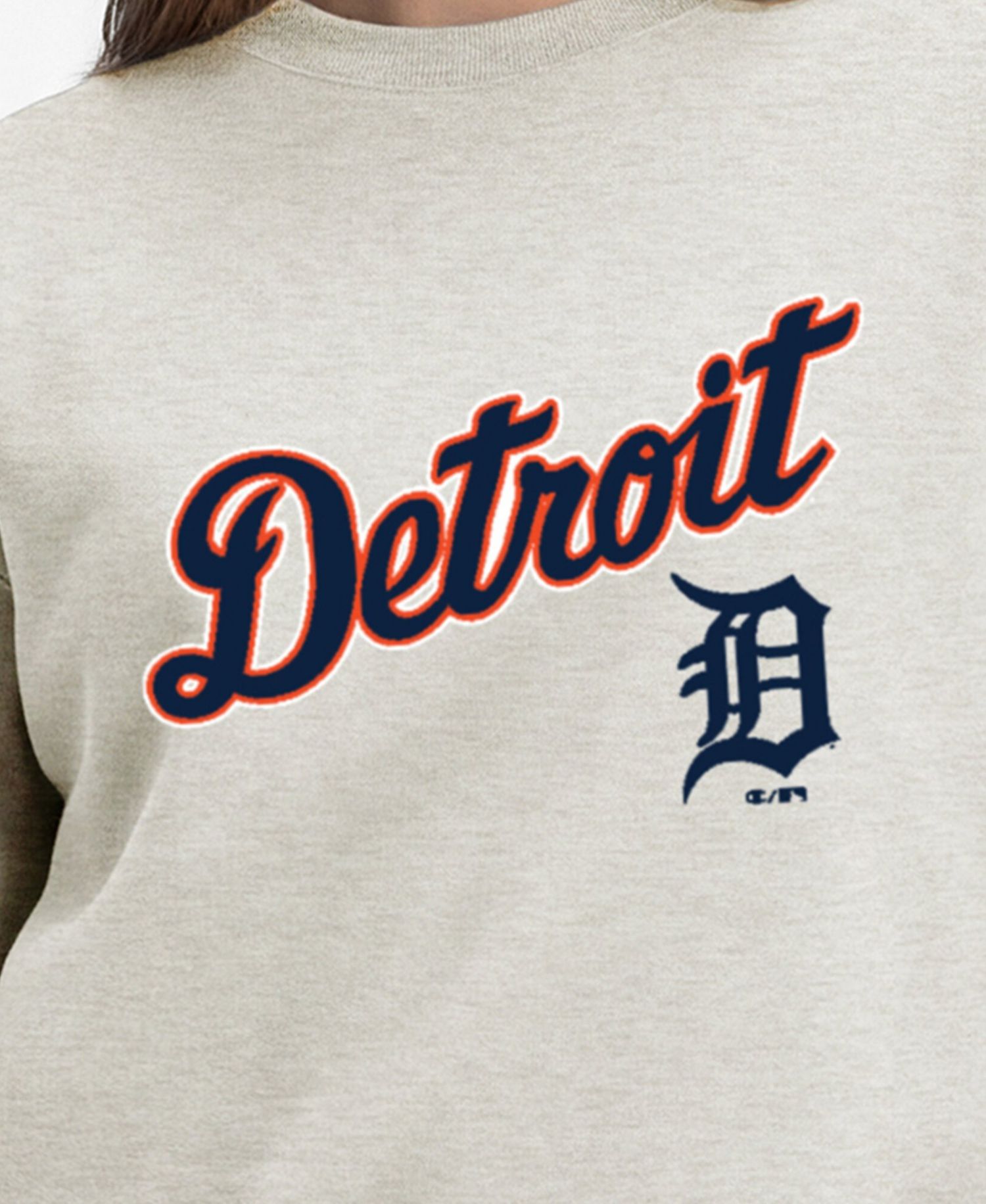 Women's Detroit Tigers All-Star Relaxed-Fit Dropped-Shoulder Sweatshirt