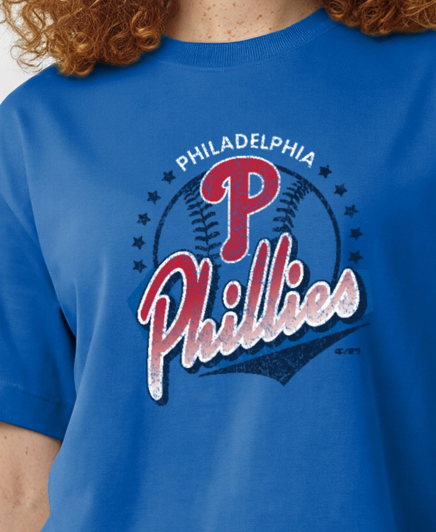 Women's Philadelphia Phillies All-Star Oversized-Fit T-Shirt