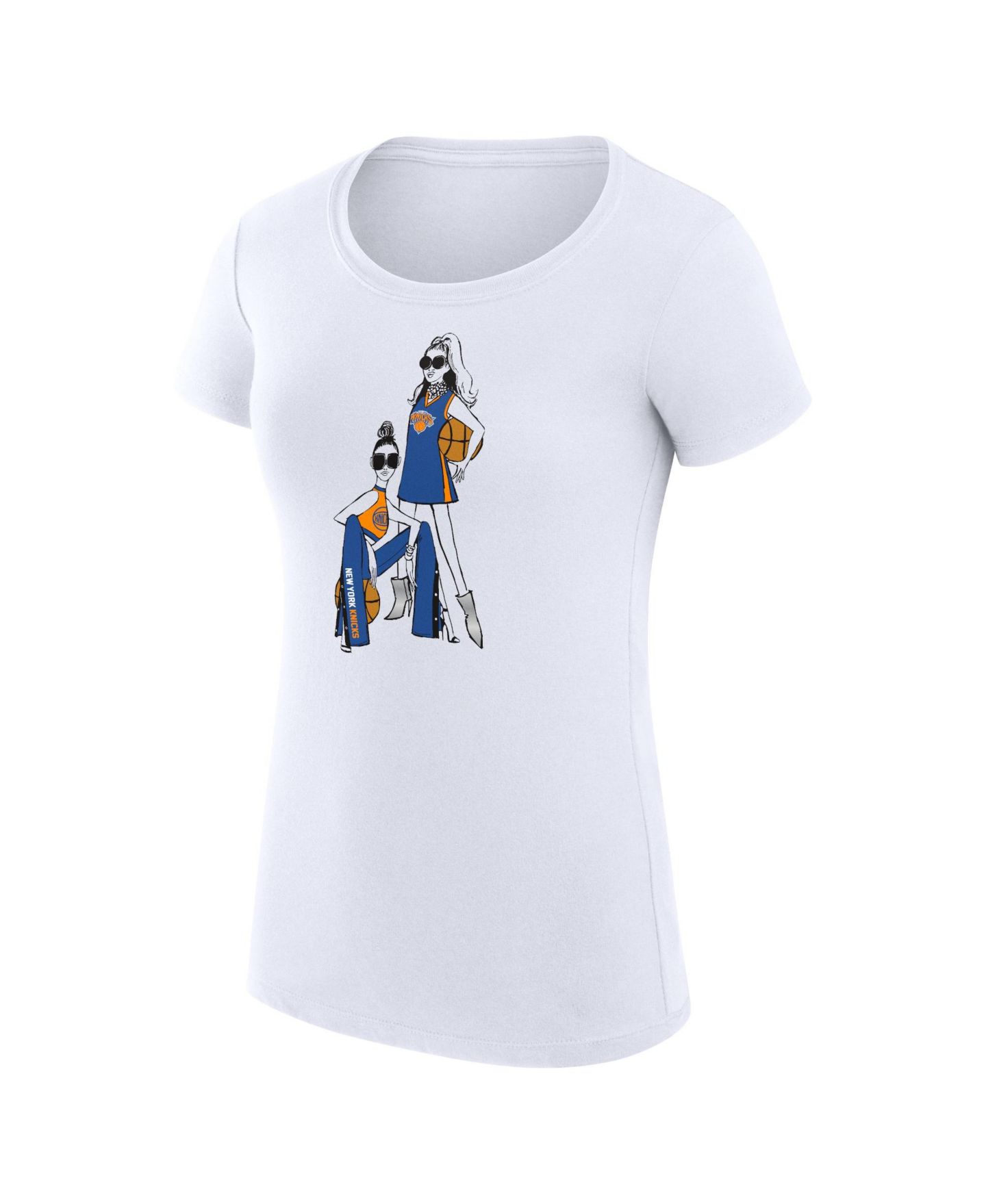 Женская футболка G-III 4Her by Carl Banks New York Knicks Super-Slim Fit — фото 2