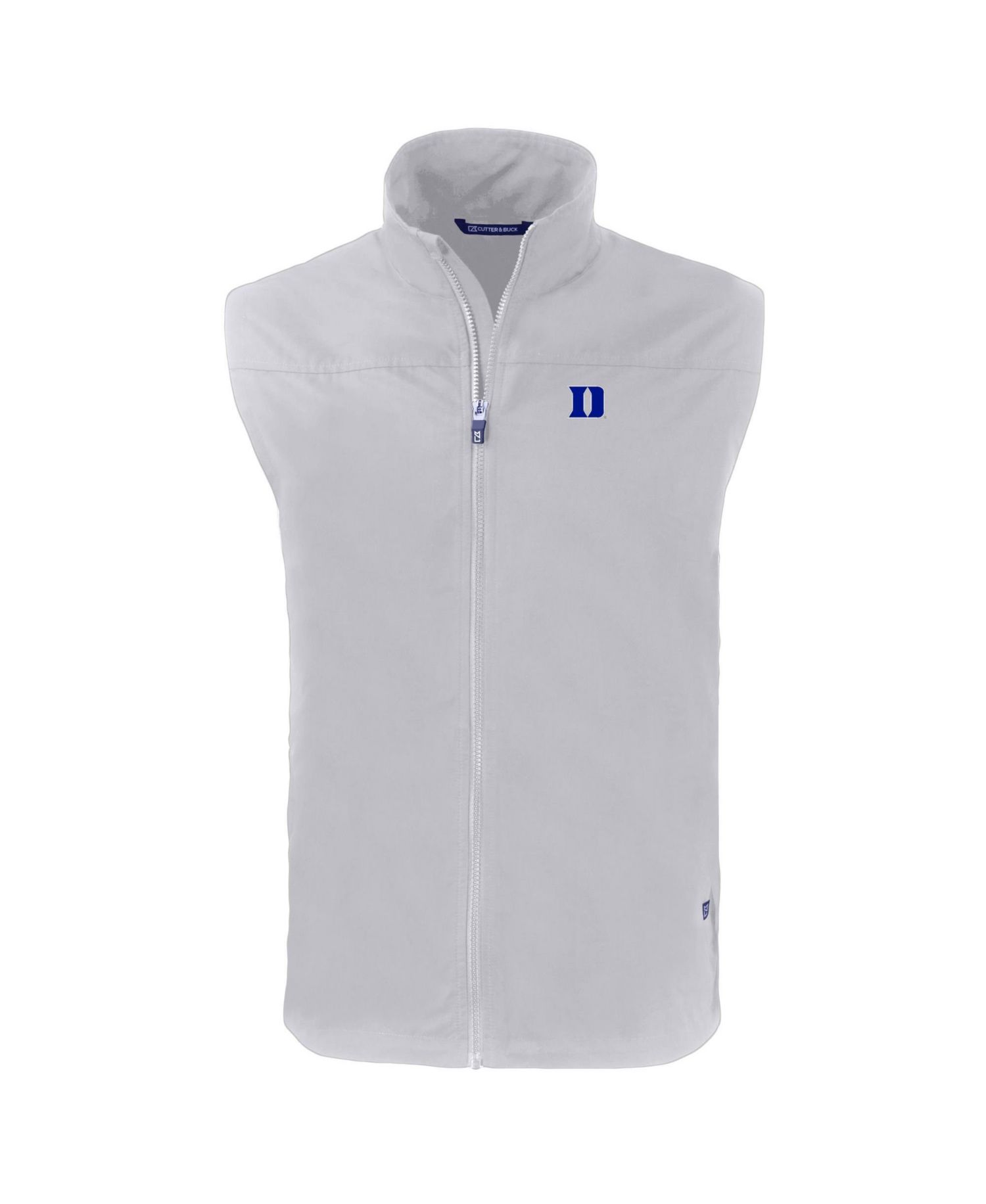 Men's Gray Duke Blue Devils Charter Full-Zip Vest