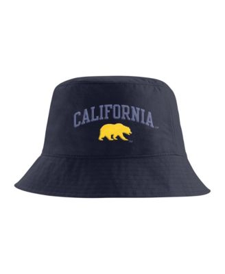 Men's Navy Cal Bears Apex Striped Bucket Hat
