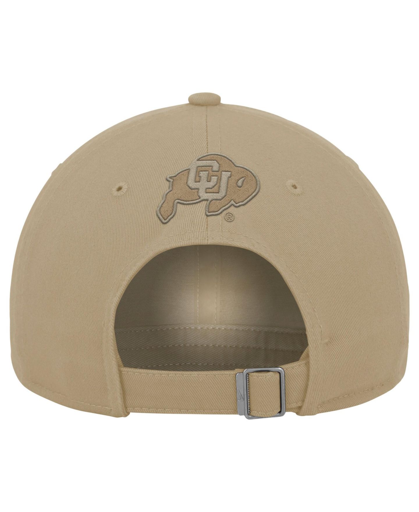 Мужская кепка Nike Beige Colorado Buffaloes Club Adjustable Hat — фото 2
