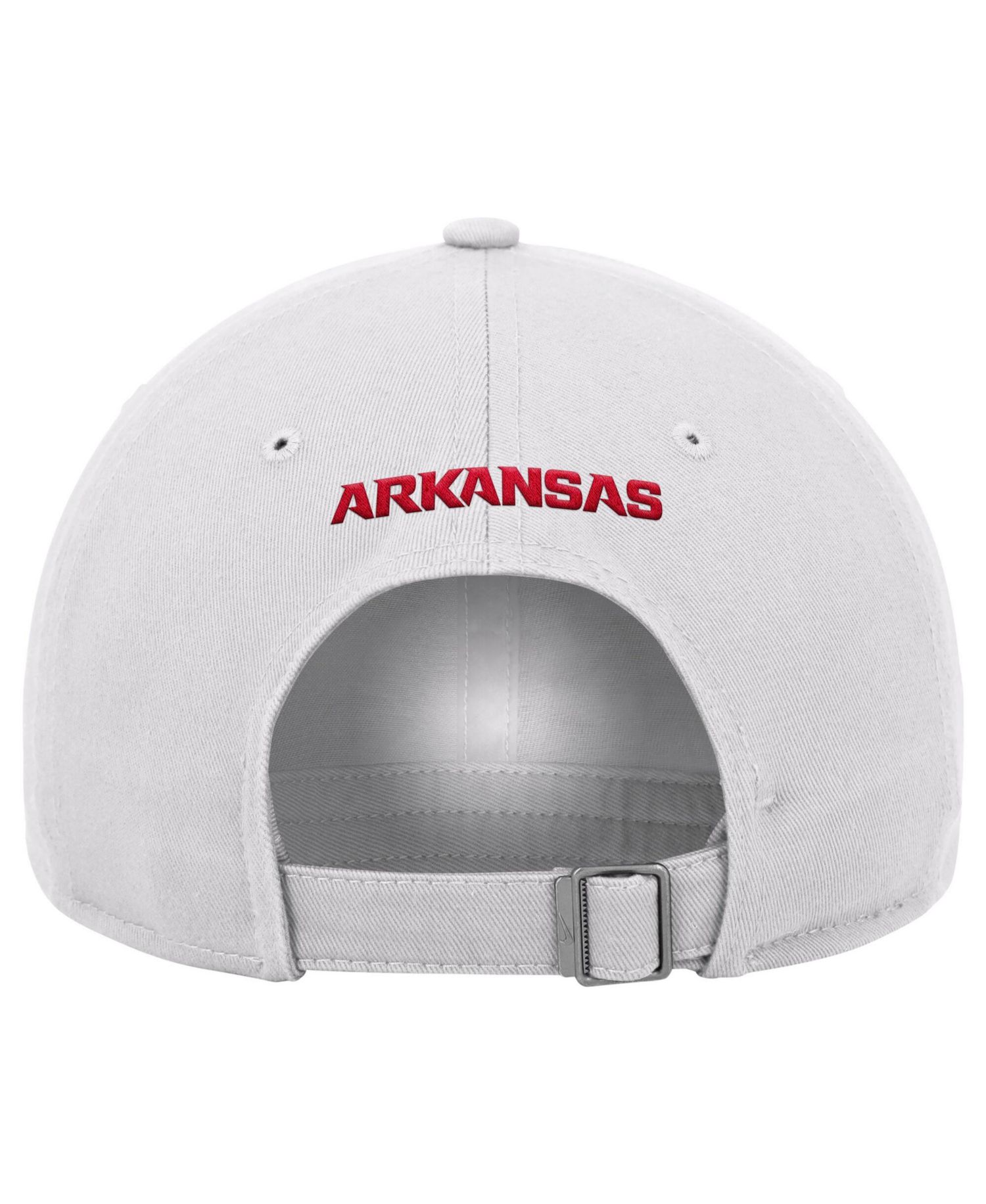Men's White Arkansas Razorbacks 2026 On-Field Club Adjustable Hat