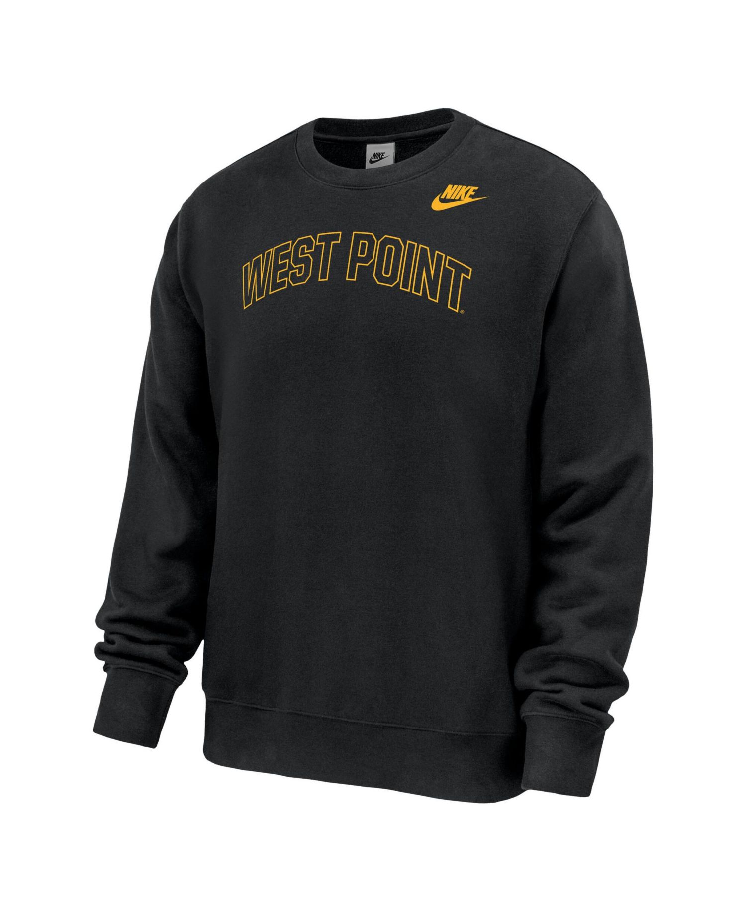 Men's Black Army Black Knights 2026 West Point Classic Collection Club Fleece Sweatshirt