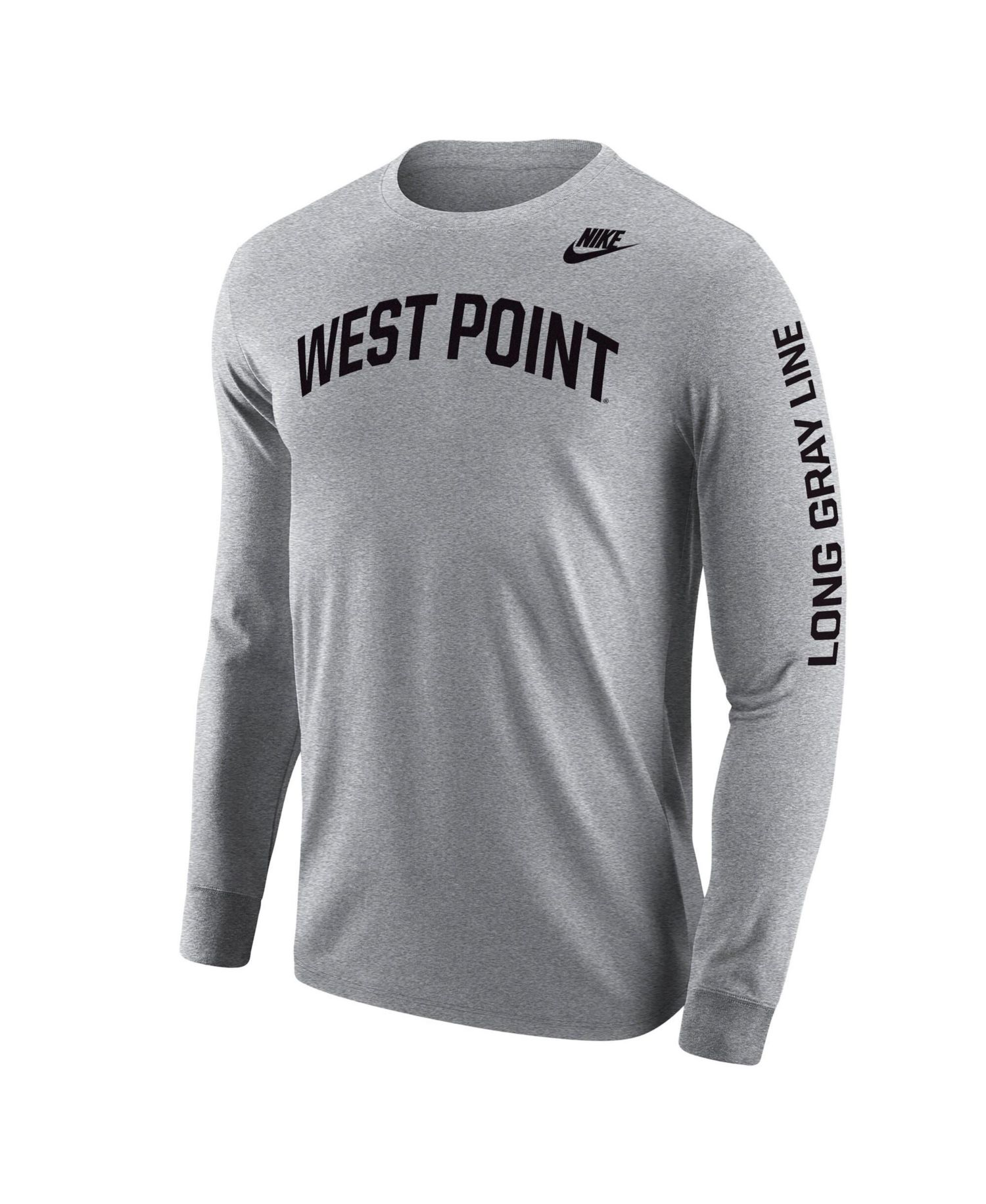 Men's Gray Army Black Knights 2026 West Point Classic Collection Long Sleeve T-Shirt