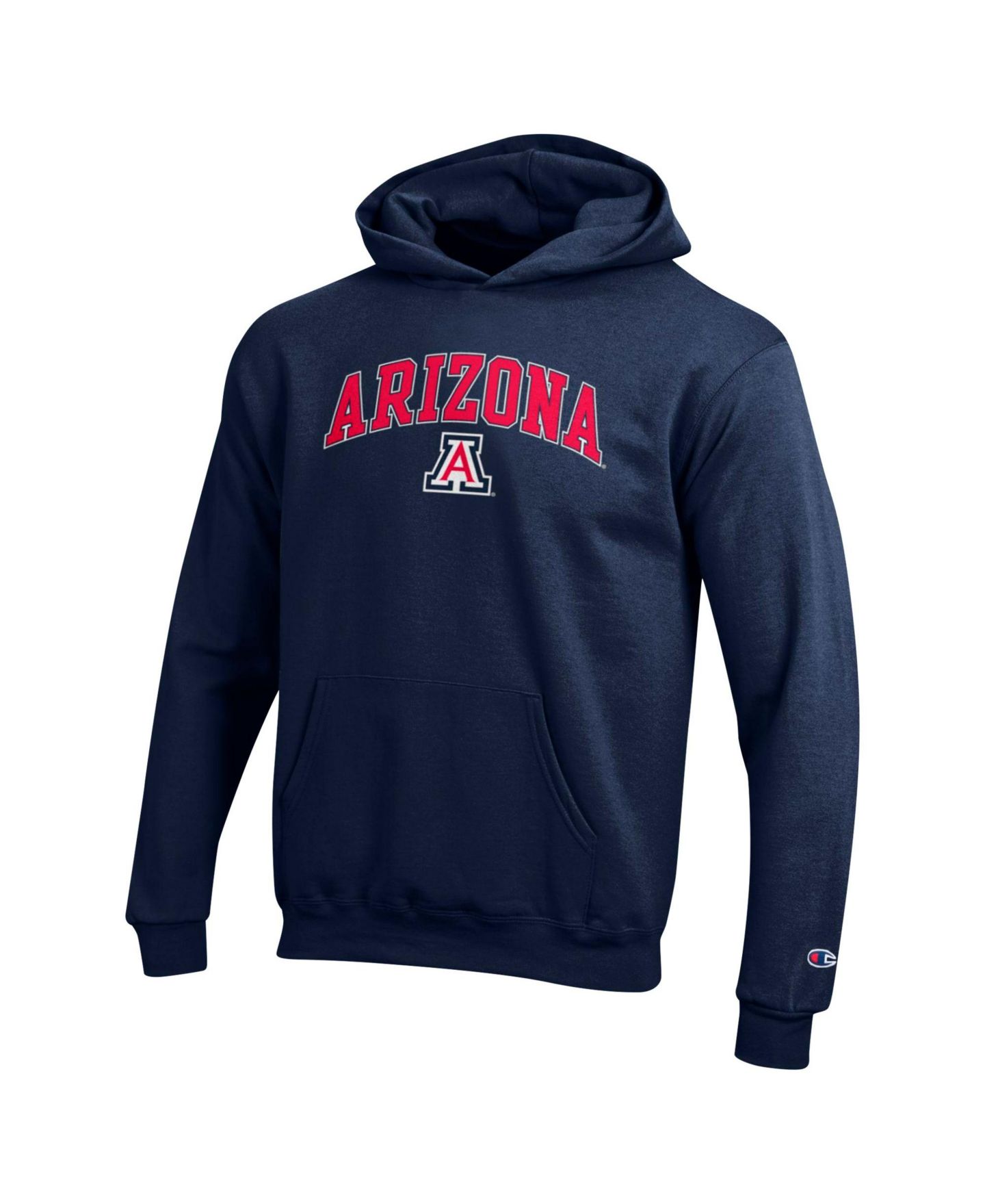 Детское худи Champion Navy Arizona Wildcats Campus Pullover — фото 2