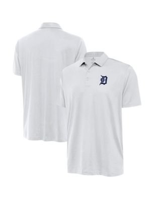 Men's White Detroit Tigers Eclipse Polo Shirt