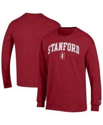 Men's&nbsp;Champion Cardinal Stanford Cardinal Arch Over Logo Long sleeves T-Shirt