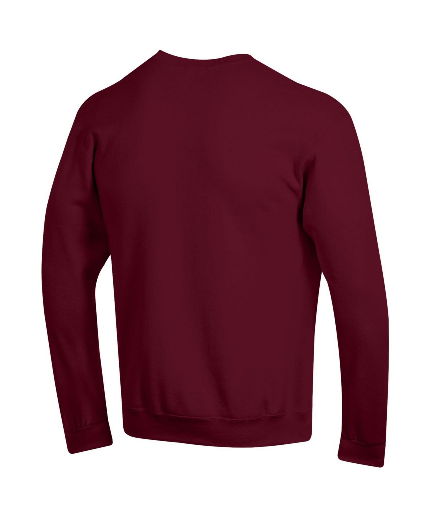 Men's Maroon Mississippi State Bulldogs Basic Arch Fleece Pullover Sweatshirt