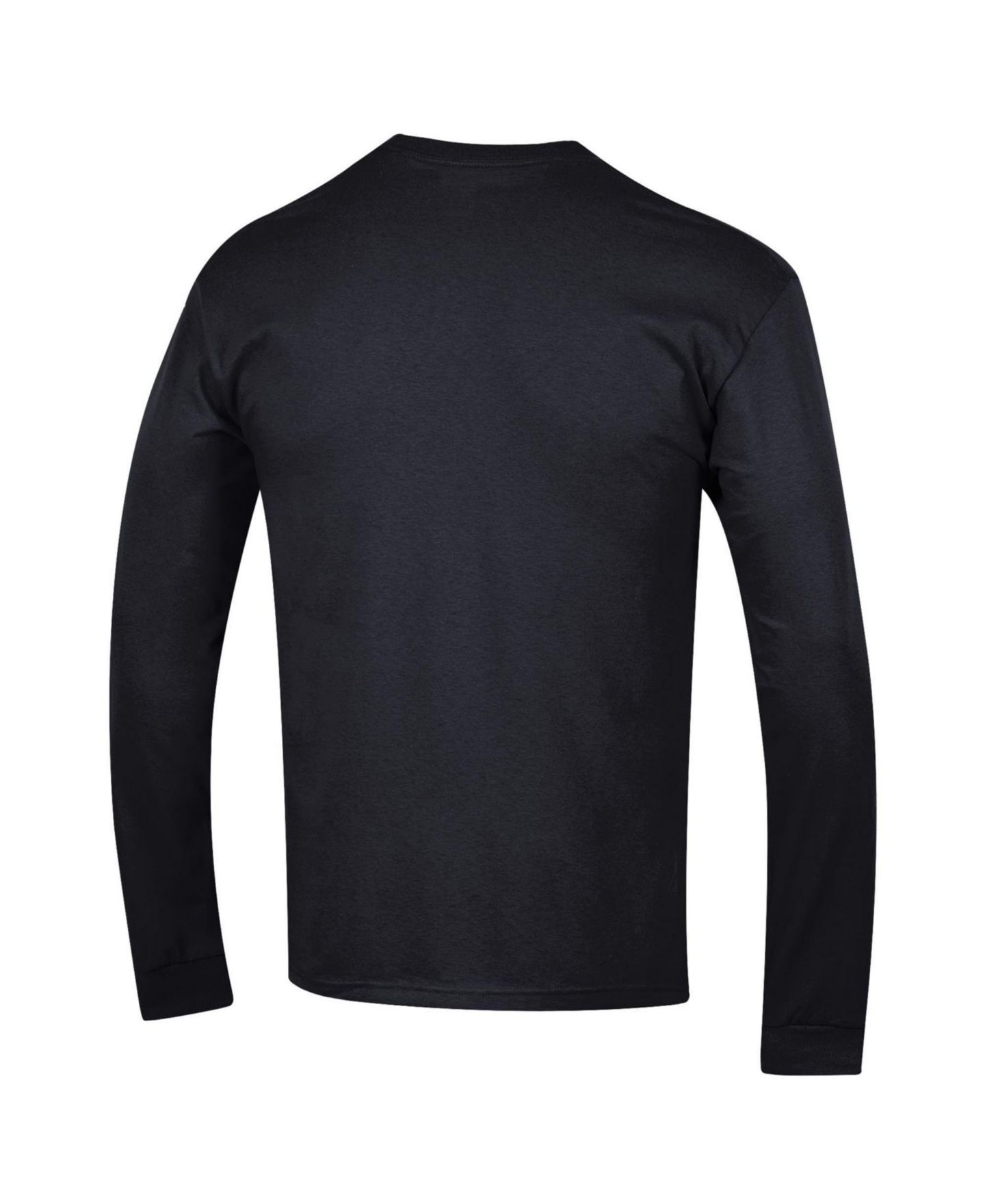 Мужская футболка Champion Black Texas Tech Red Raiders Arch Over Logo Long Sleeve, цвет: Чёрный — фото 3