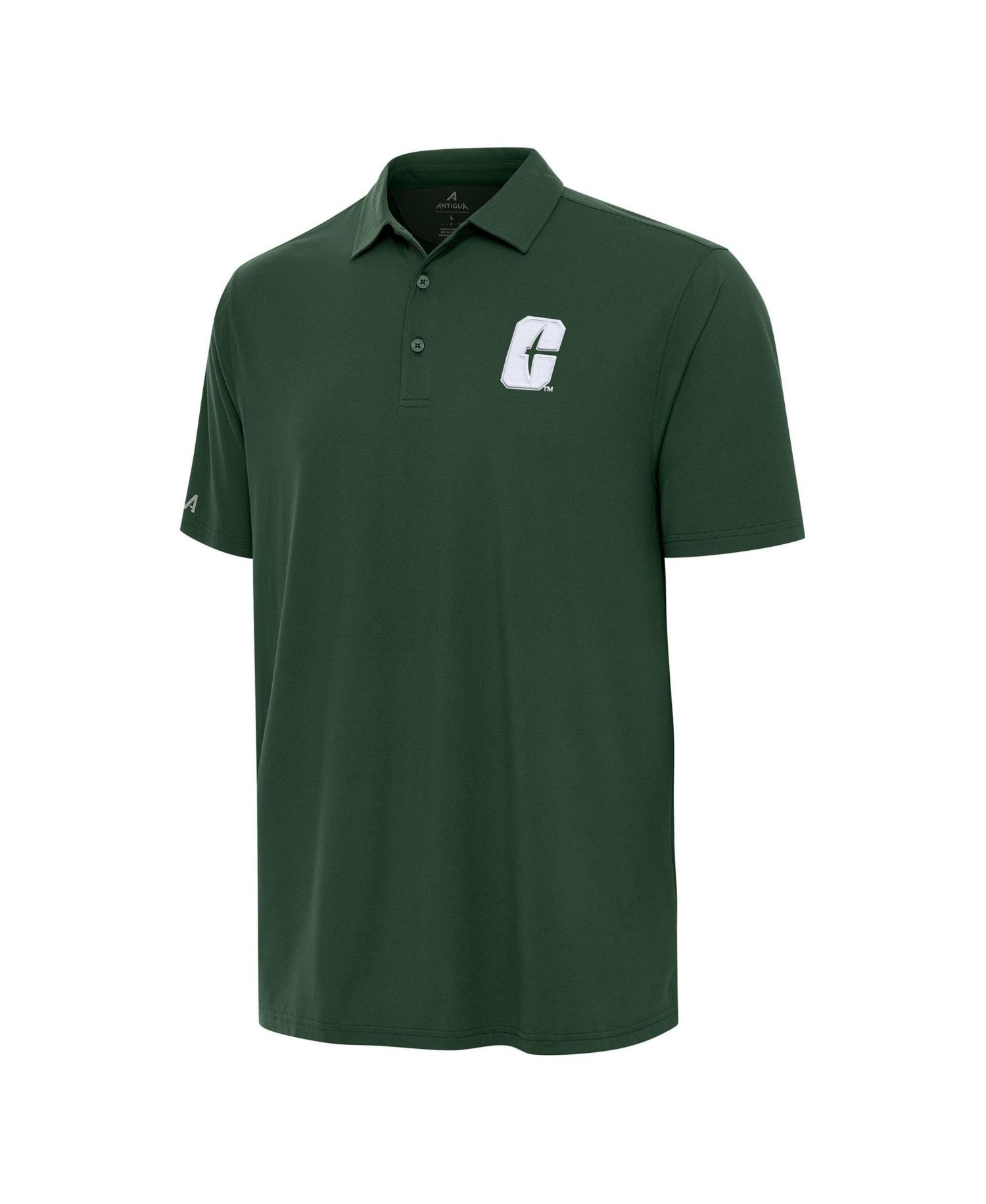 Men's Green Charlotte 49ers Era Polo Shirt