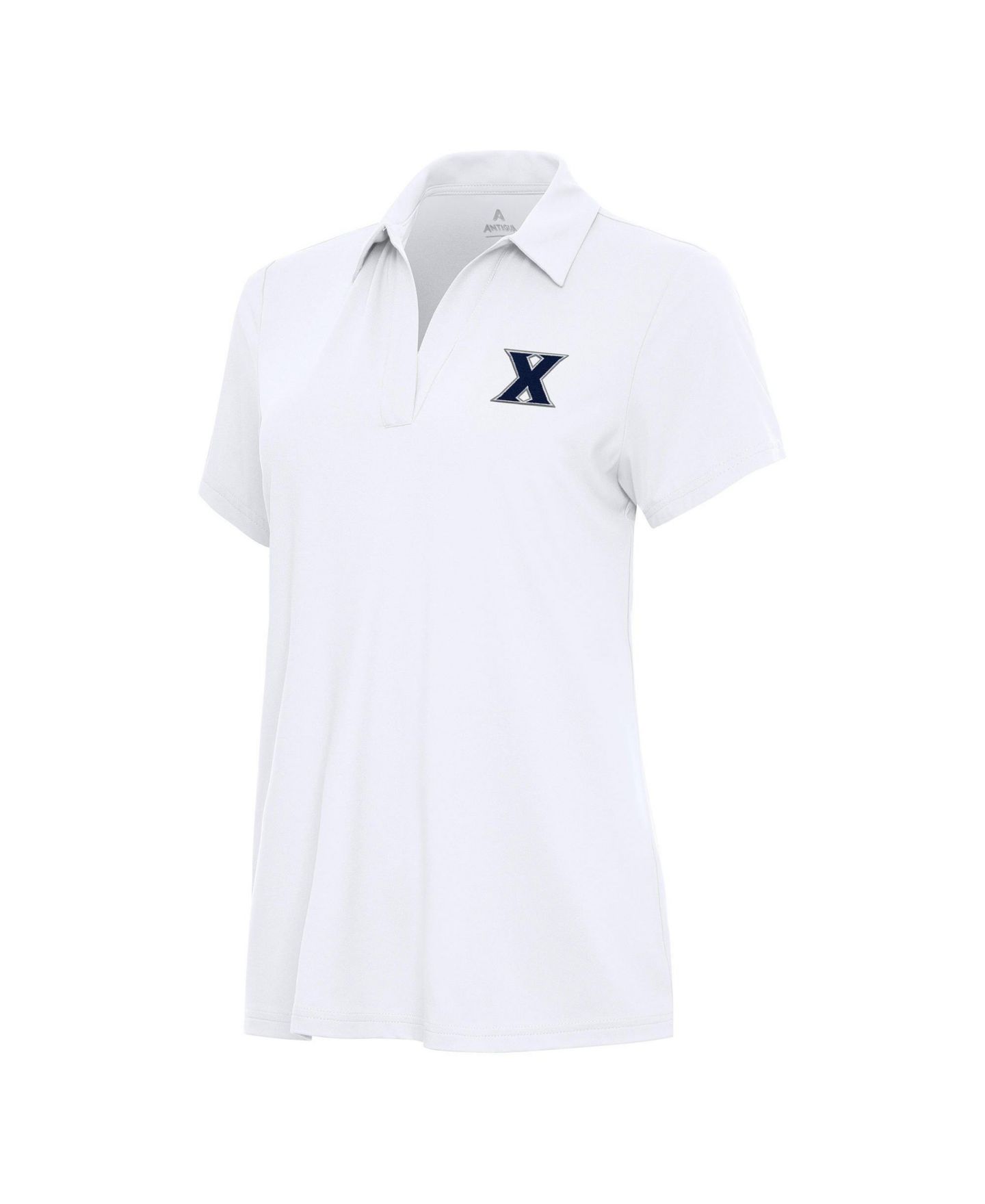 Женское поло Antigua White Xavier Musketeers Era Polo — фото 1