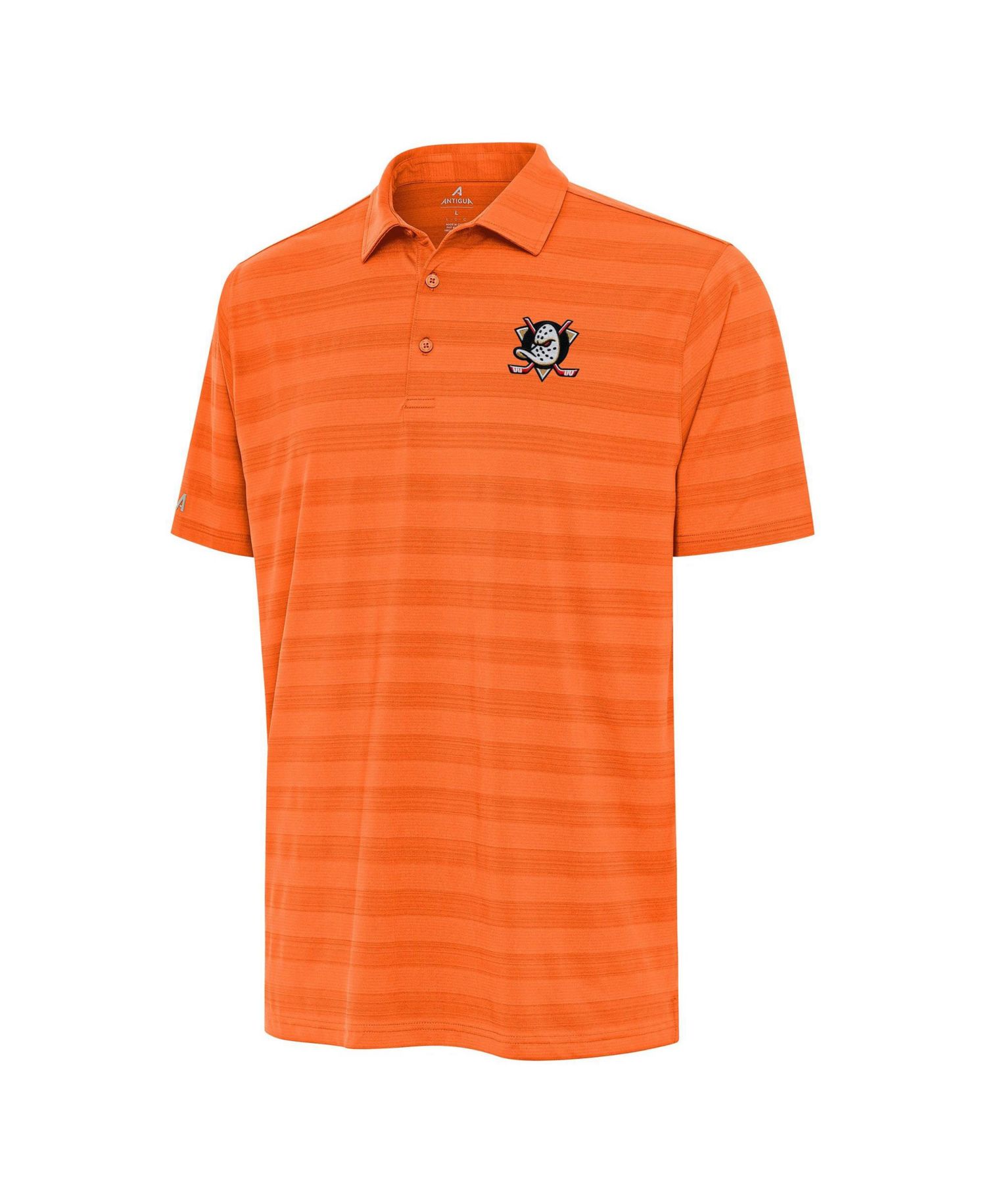 Men's Orange Anaheim Ducks Tunnel Polo Shirt