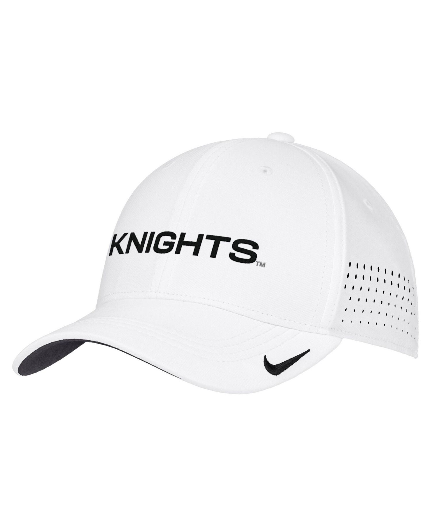Men's White UCF Knights 2026 On-Field AeroBill SwooshFlex Dri-FIT Hat
