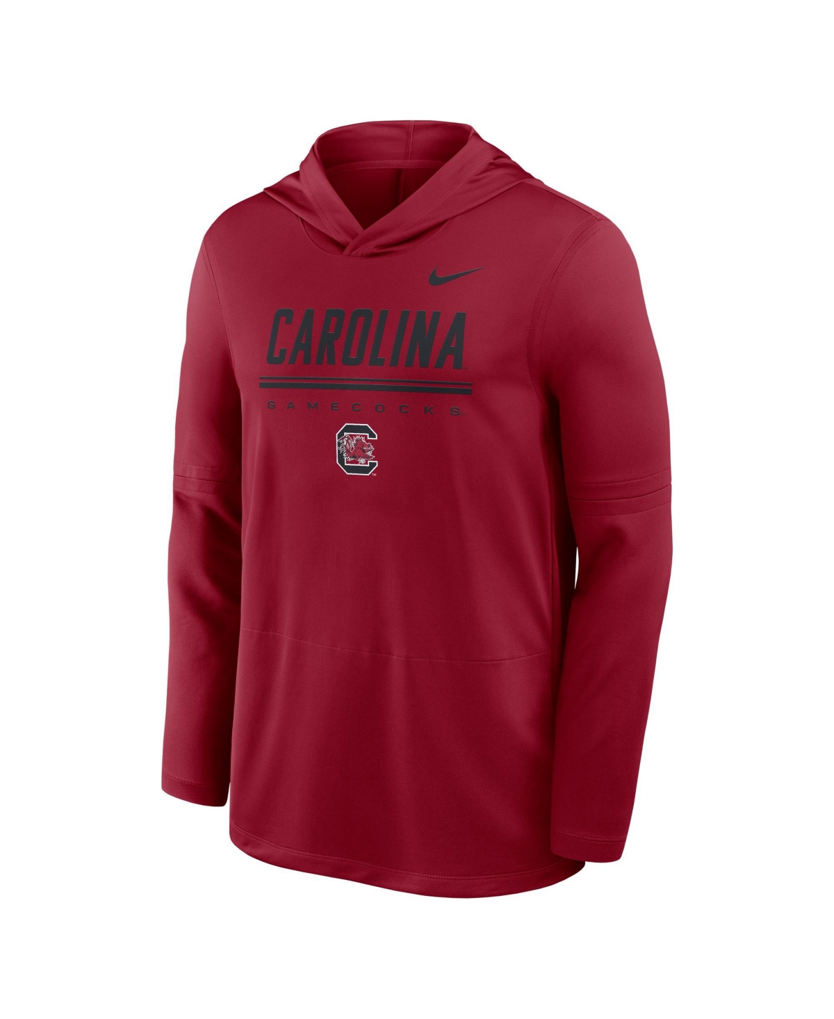 Nike Men's Garnet South Carolina Gamecocks 2026 Sideline Dri-fit Long sleeves Hoodie T-Shirt