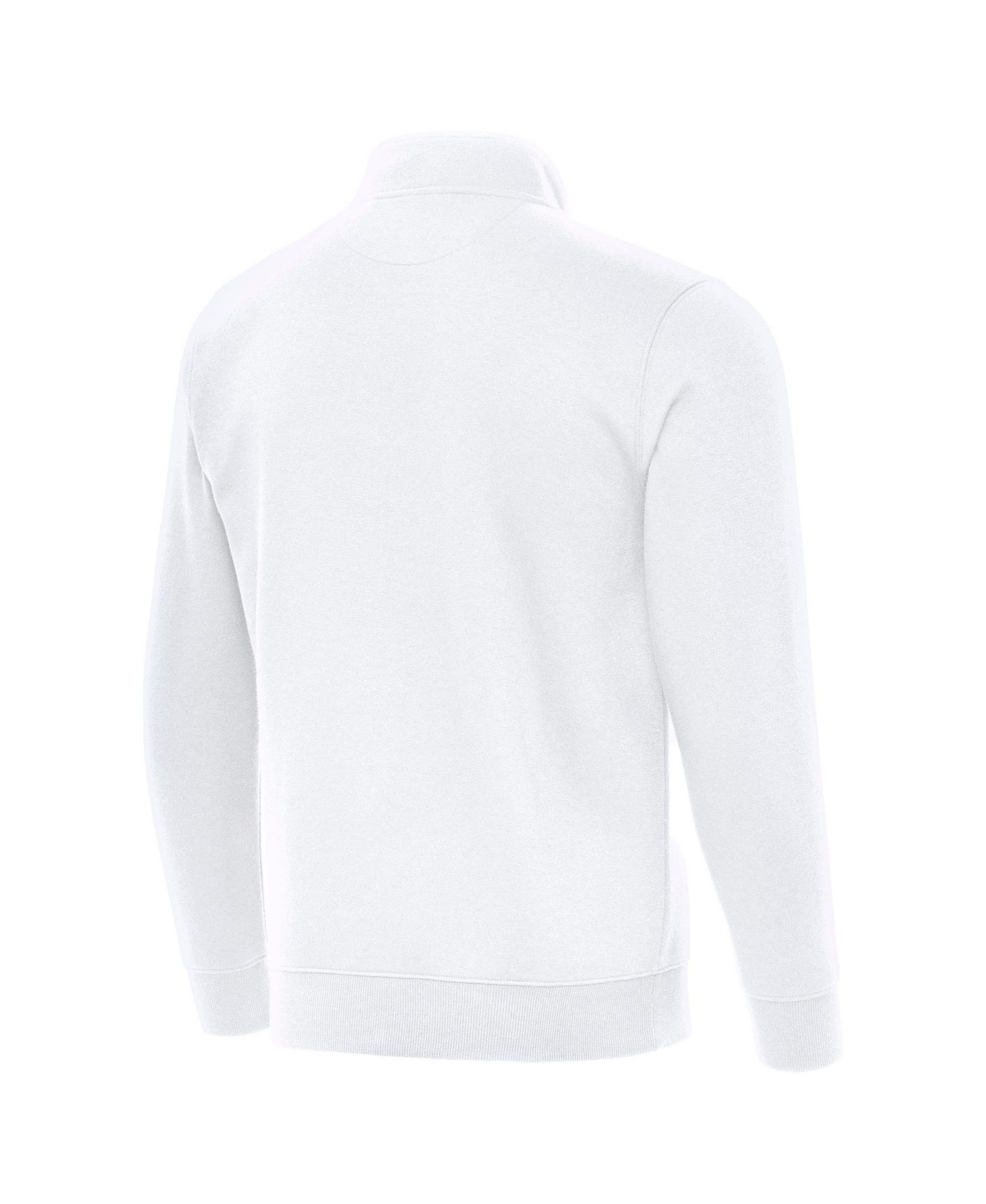 Men's White Mexico National Team Landslide Quarter-Zip Pullover Sweatshirt