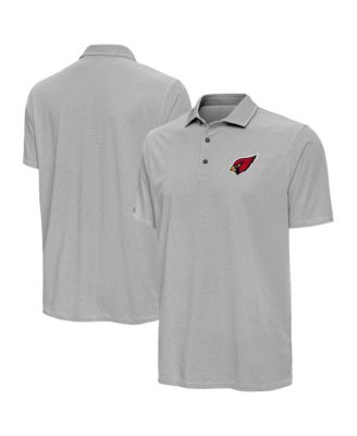 Men's Black/White Arizona Cardinals Pave Polo Shirt