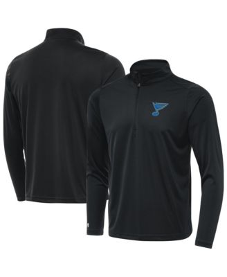 Men's Gray St. Louis Blues Tribute Lightweight Quarter-Zip Pullover Sweatshirt