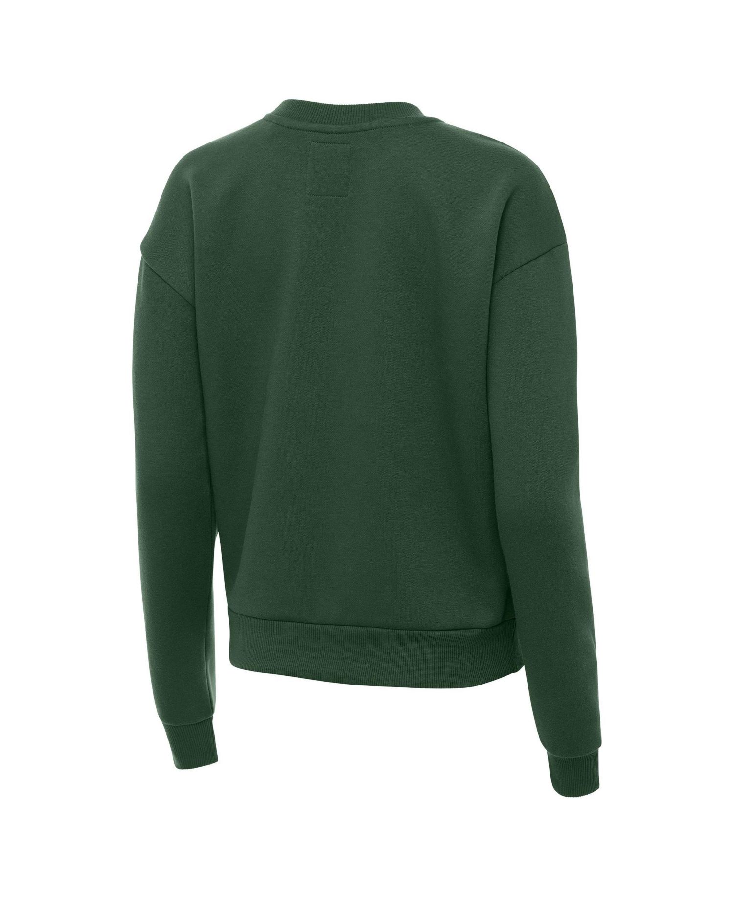 Women's Green Bay Packers Victory Dropped-Shoulder Embroidered Patch Sweatshirt