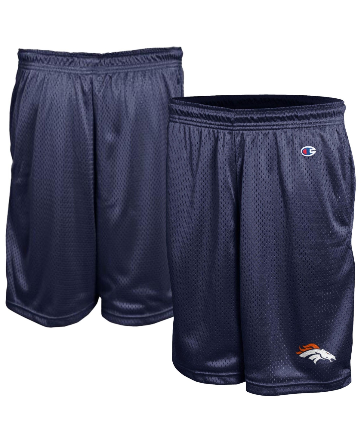 Champion Men's Navy Denver Broncos Classic Mesh Shorts