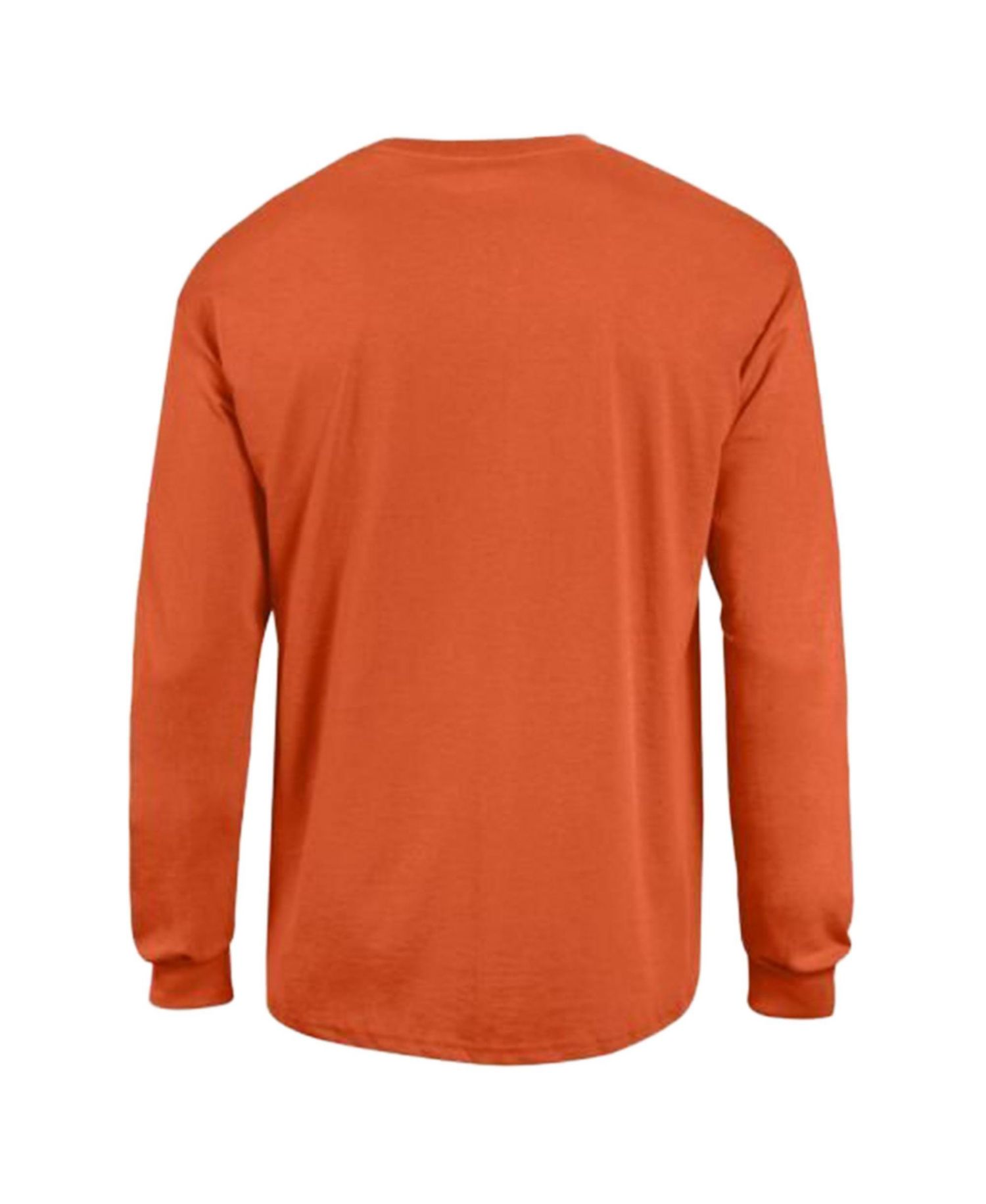 Men's Orange Denver Broncos Arch Over Logo Long Sleeve T-Shirt