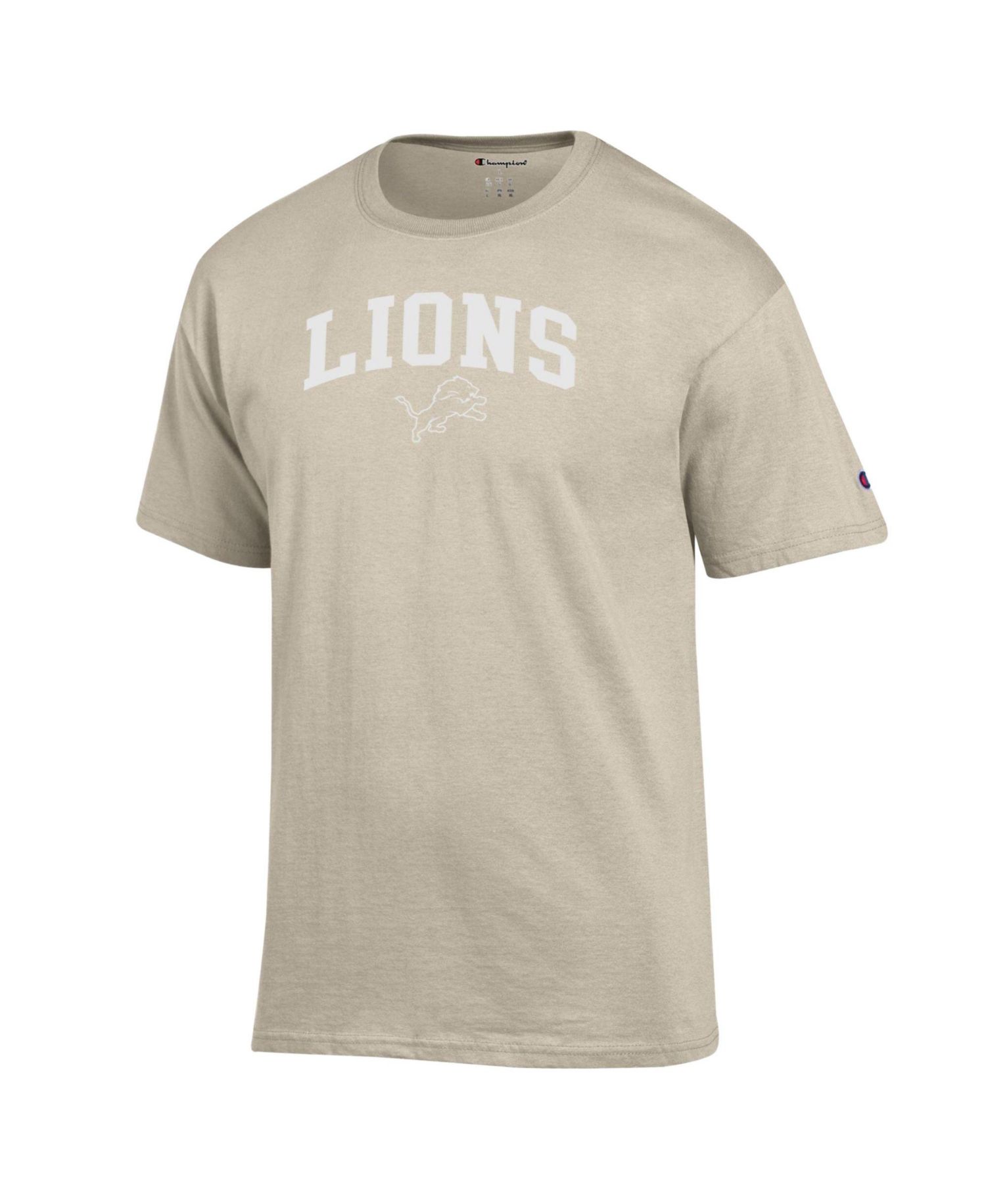 Men's Oatmeal Detroit Lions Jersey T-Shirt