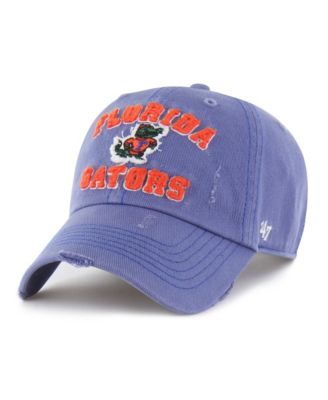 Men's and Women's Royal Florida Gators Well-Worn Seymore Clean Up Adjustable Hat