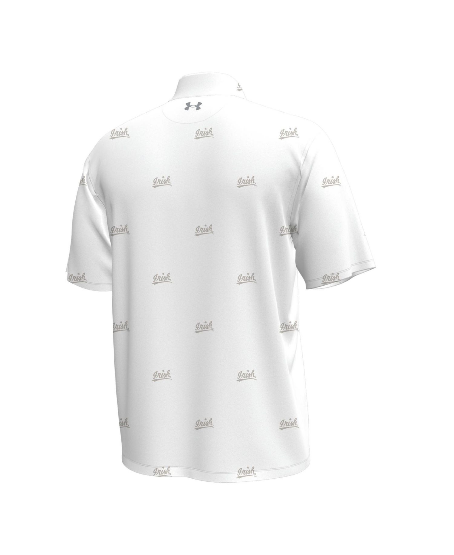 Men's White Notre Dame Fighting Irish Gameday Armourfuse Button-Up Shirt