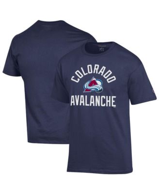 Men's Navy Colorado Avalanche Primary Logo Jersey T-Shirt