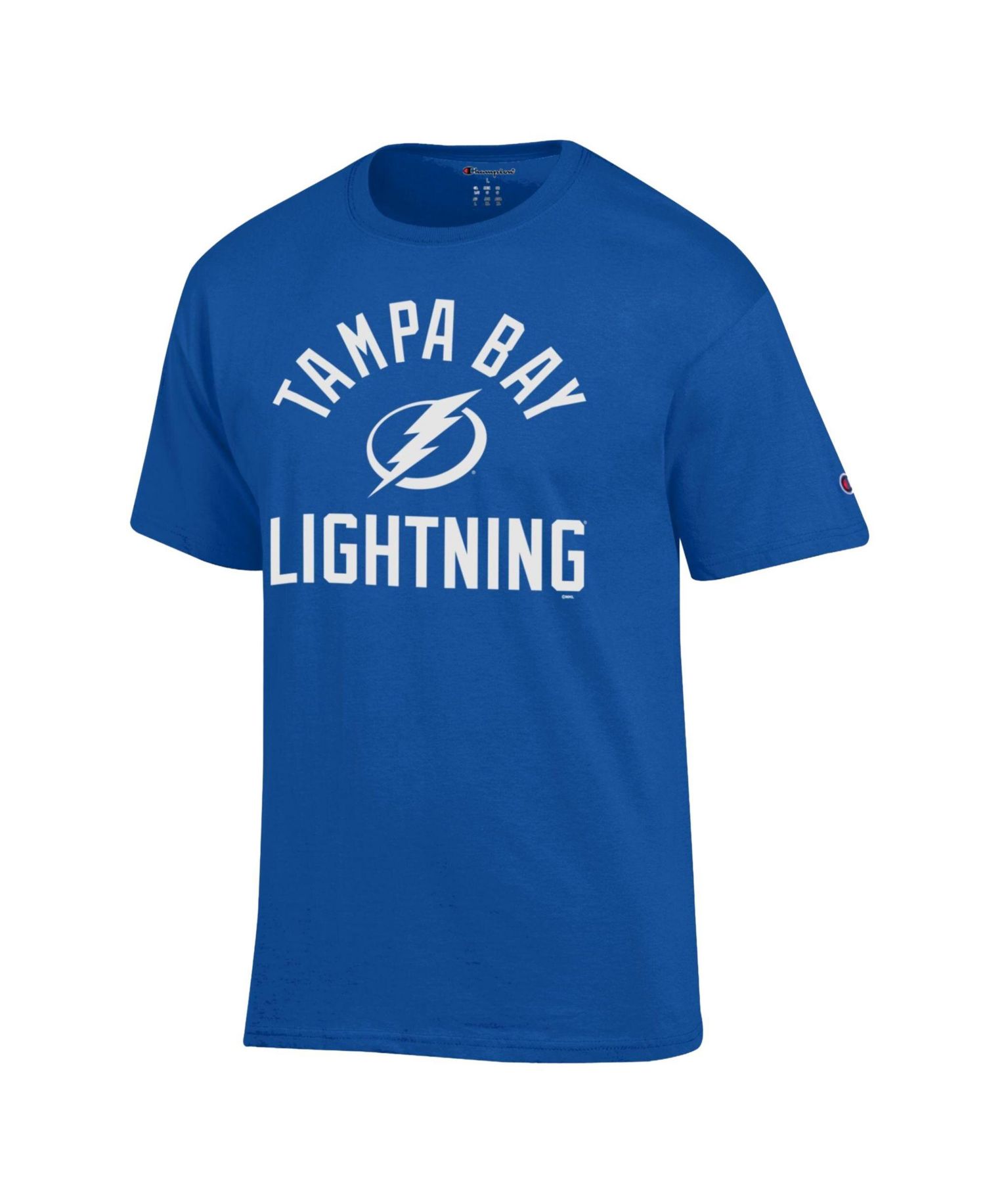 Men's Blue Tampa Bay Lightning Primary Logo Jersey T-Shirt