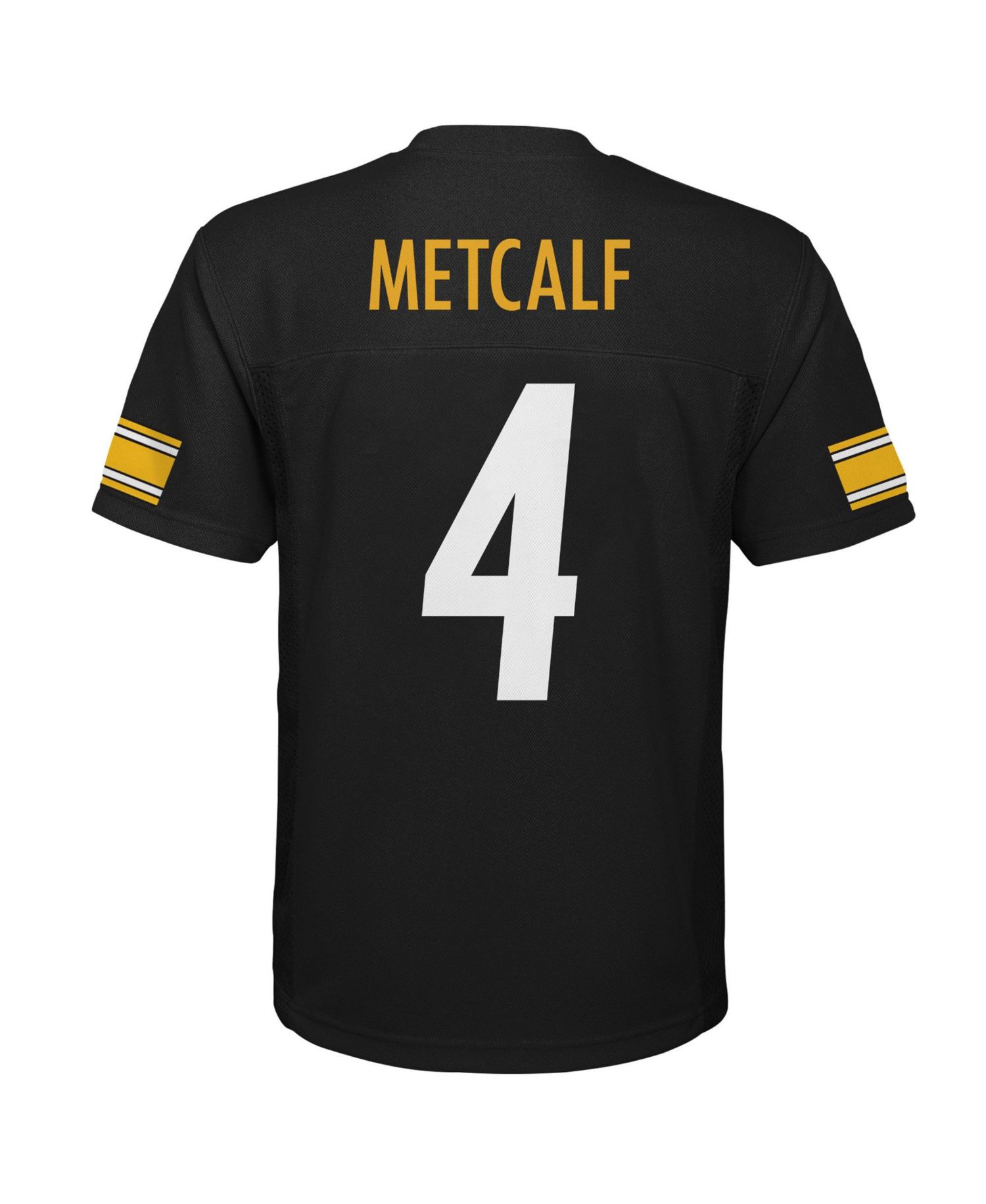 Big Boys and Girls DK Metcalf Black Pittsburgh Steelers Replica Jersey